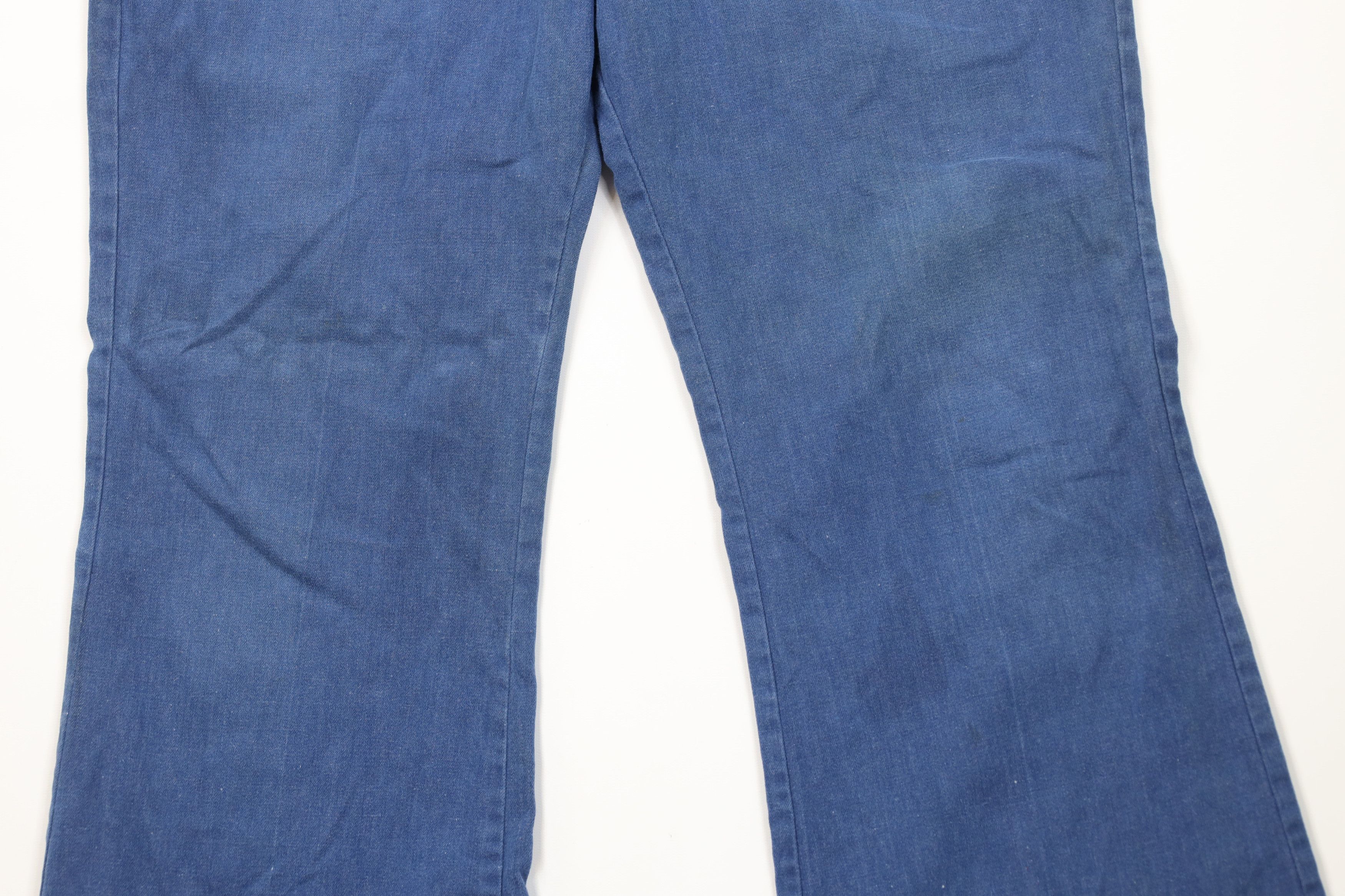 Vintage Vintage 70s Streetwear Soft Cloth Bell Bottoms Jeans USA Size US 34 / EU 50 - 3 Thumbnail