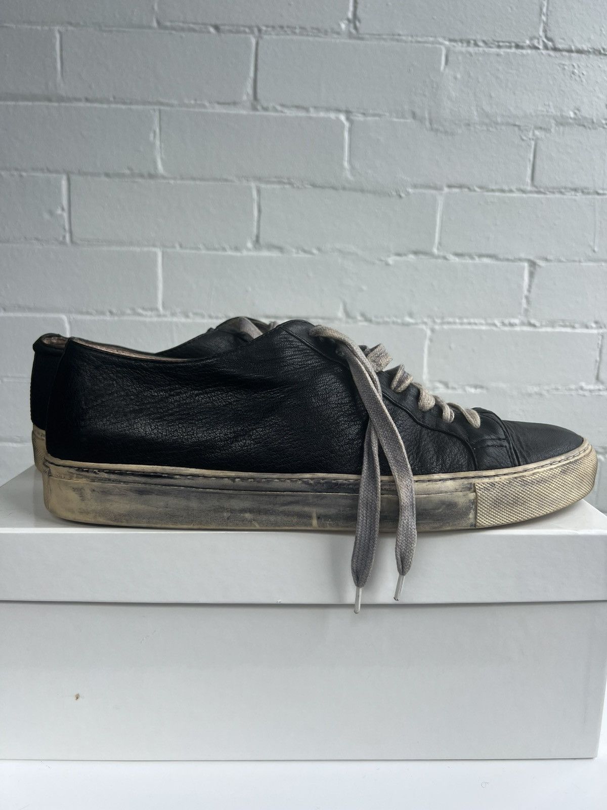 Yohji Yamamoto Yohji distressed trainer Size US 11 / EU 44 - 3 Thumbnail