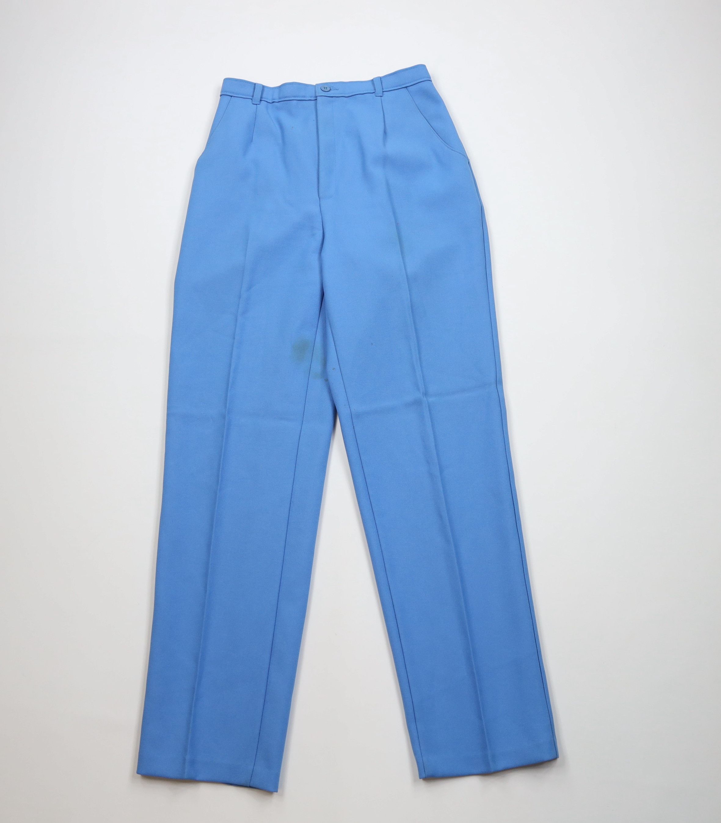 Levi's Vintage 70s 80s Levis Knit Pleated Chino Pants Blue USA Size 34" / US 12 / IT 48 - 1 Thumbnail