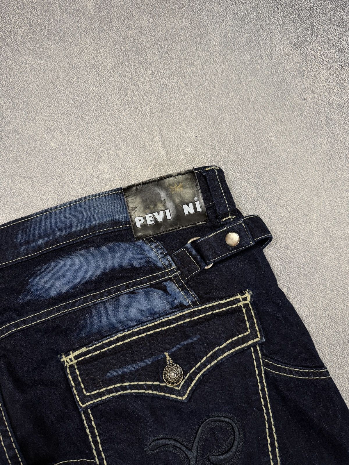 Other Y2K Archive Distressed Jeans Denim Heavy Stitch LGB Style Size US 42 / EU 58 - 16 Thumbnail