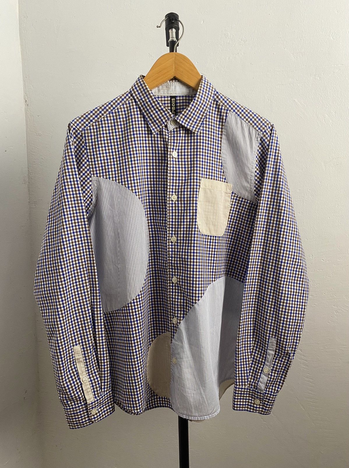 Frapbois × Issey Miyake Frapbois by issey miyake patchwork shirt Size US M / EU 48-50 / 2 - 2 Thumbnail