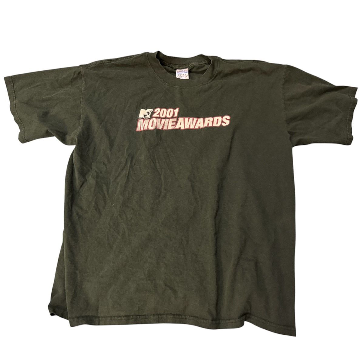Vintage Vintage MTV Movie Awards 2001 Moss Green T Shirt Size US XL / EU 56 / 4 - 1 Thumbnail