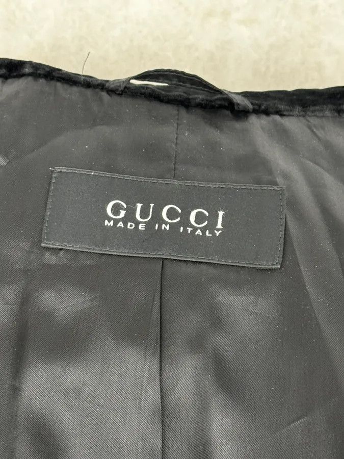 Gucci AW2013 Gucci Black Buttoned Classy Wool Officer Coat Size US M / EU 48-50 / 2 - 13 Thumbnail