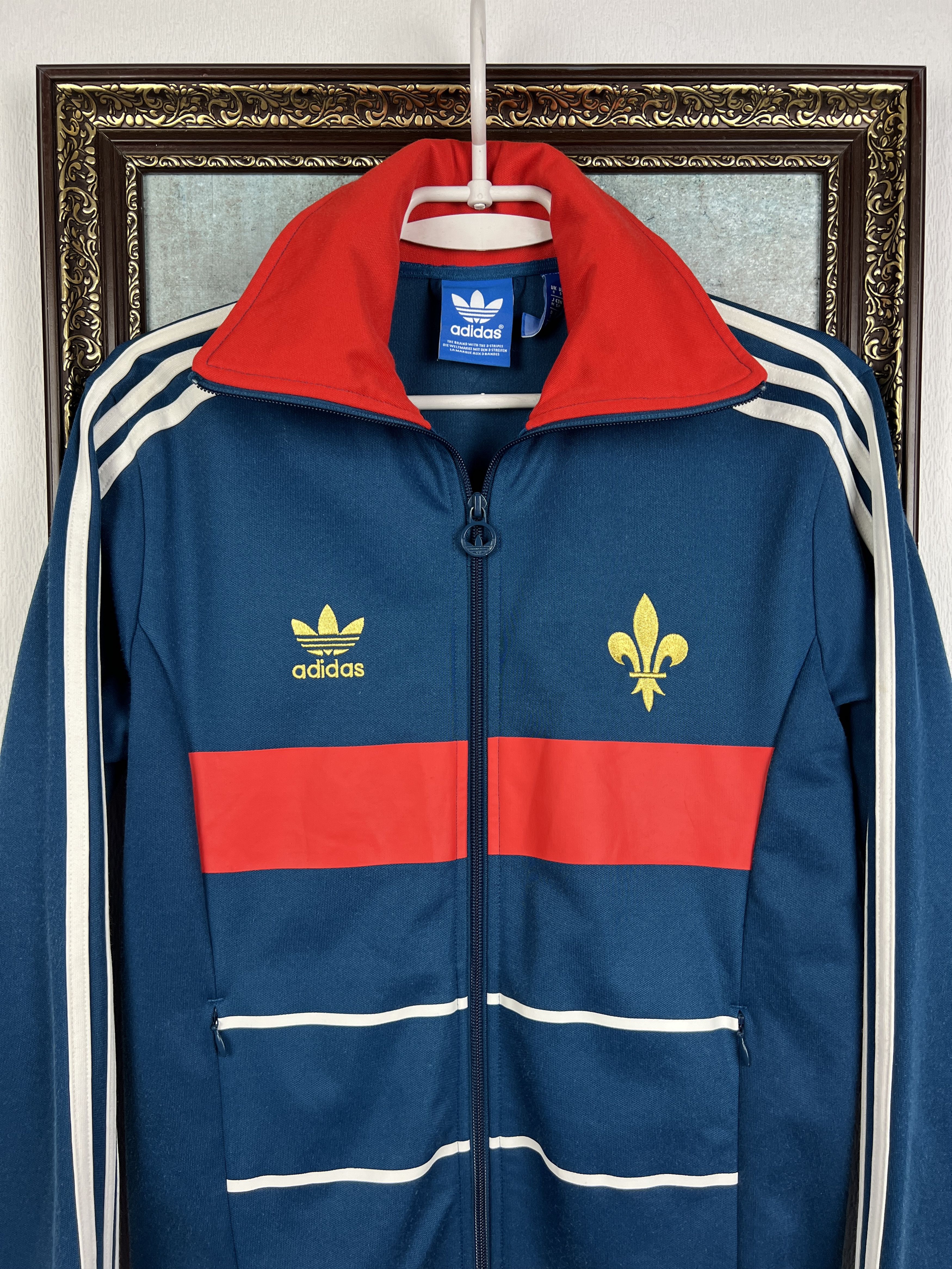 Adidas Originals France Football Jacket Soccer Track Worl Cup Size US S / EU 44-46 / 1 - 2 Thumbnail