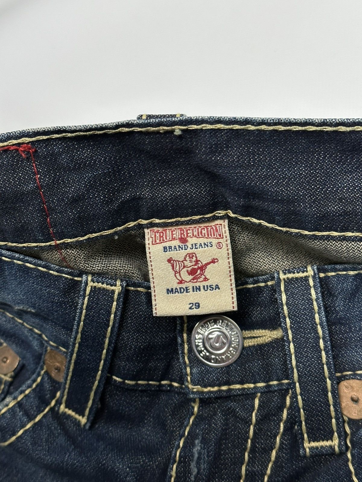 True Religion Vintage True Religion Jeans Rainbow Stitch Bobby Super T Size US 29 - 9 Thumbnail