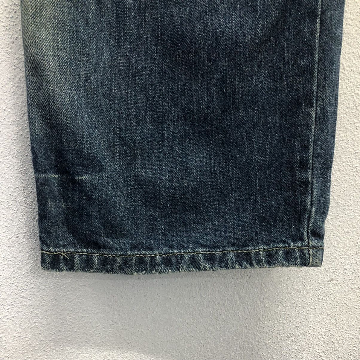PPFM PPFM Indigo Washed Jeans with Leather Accents – Size M Size US 33 - 14 Thumbnail