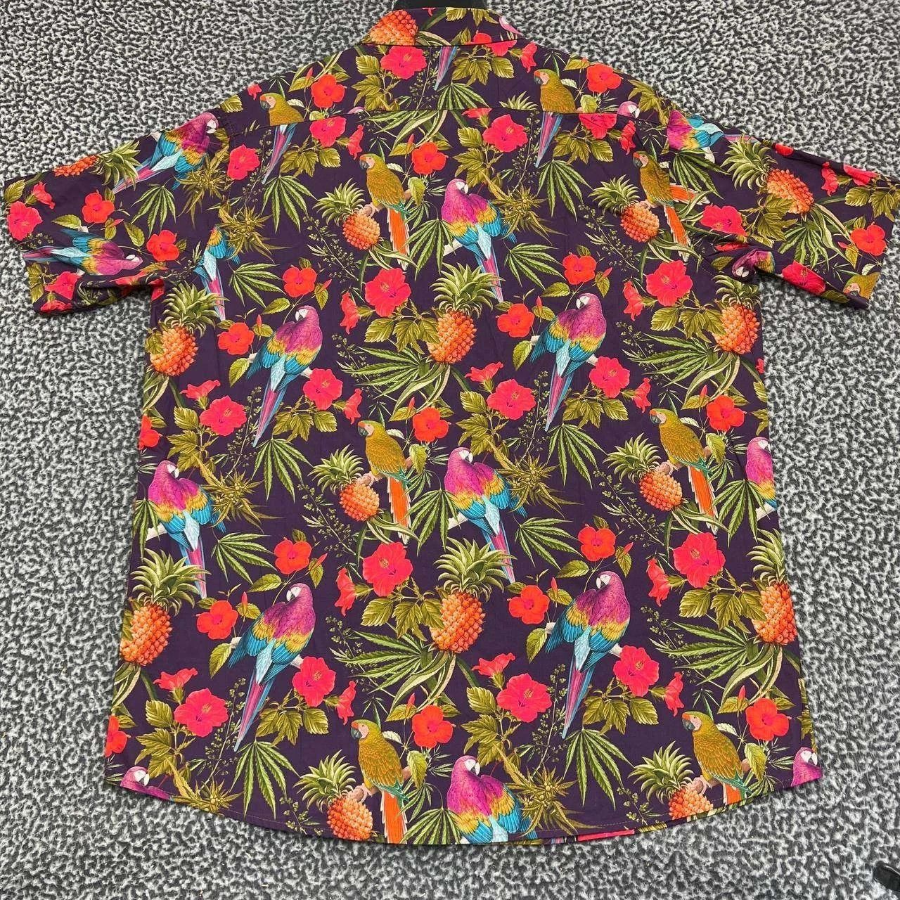 Grassroots California Greg Lutzka Shirt Men Hawaiian Button Up Short Sleeve 2XL Size US XXL / EU 58 / 5 - 2 Thumbnail