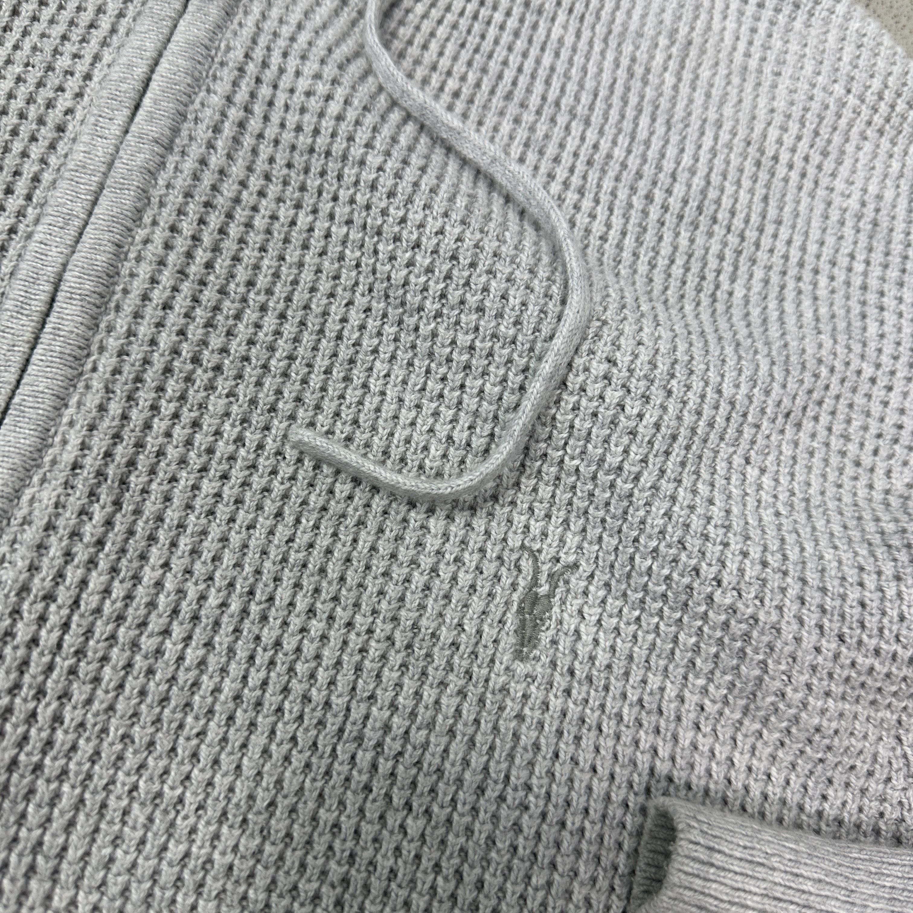 Allsaints Vintage Streetwear Allsaints Waffle Zip Hoodie Y2K Size US L / EU 52-54 / 3 - 4 Thumbnail