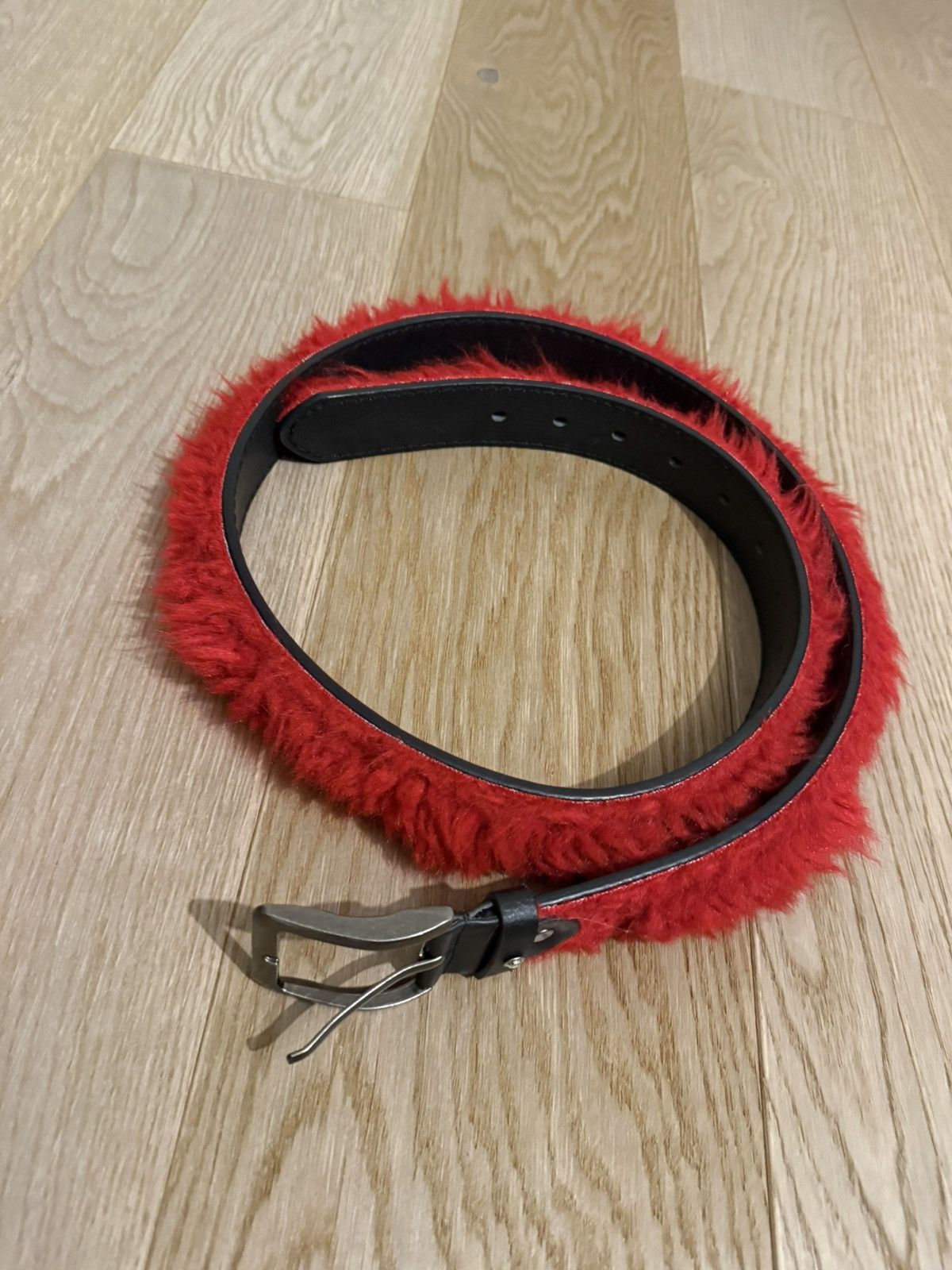 Other Red furr belt Size ONE SIZE - 1 Thumbnail