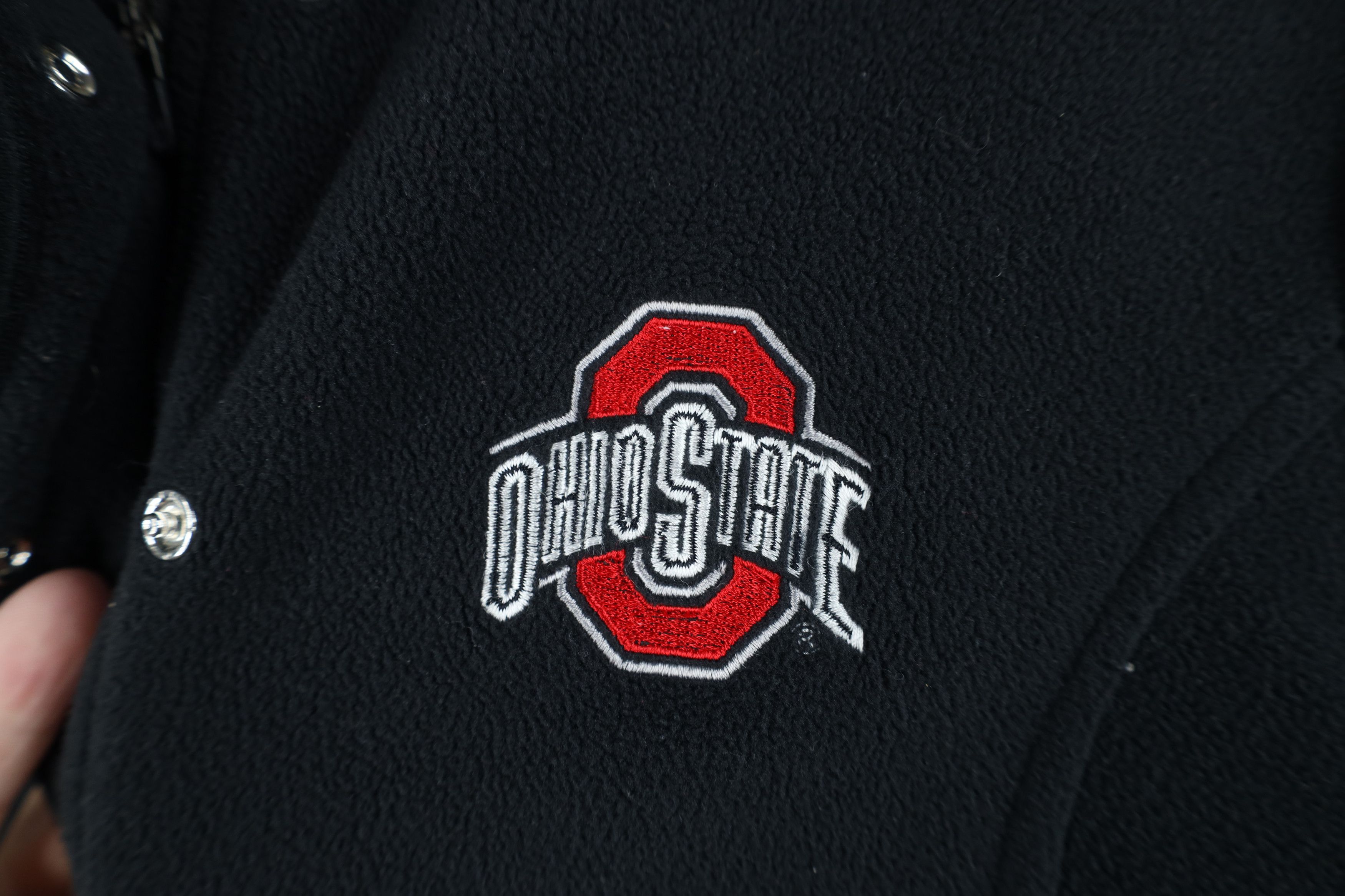 Nike Vintage Nike Mini Swoosh Ohio State University Fleece Jacket Size M / US 6-8 / IT 42-44 - 5 Thumbnail