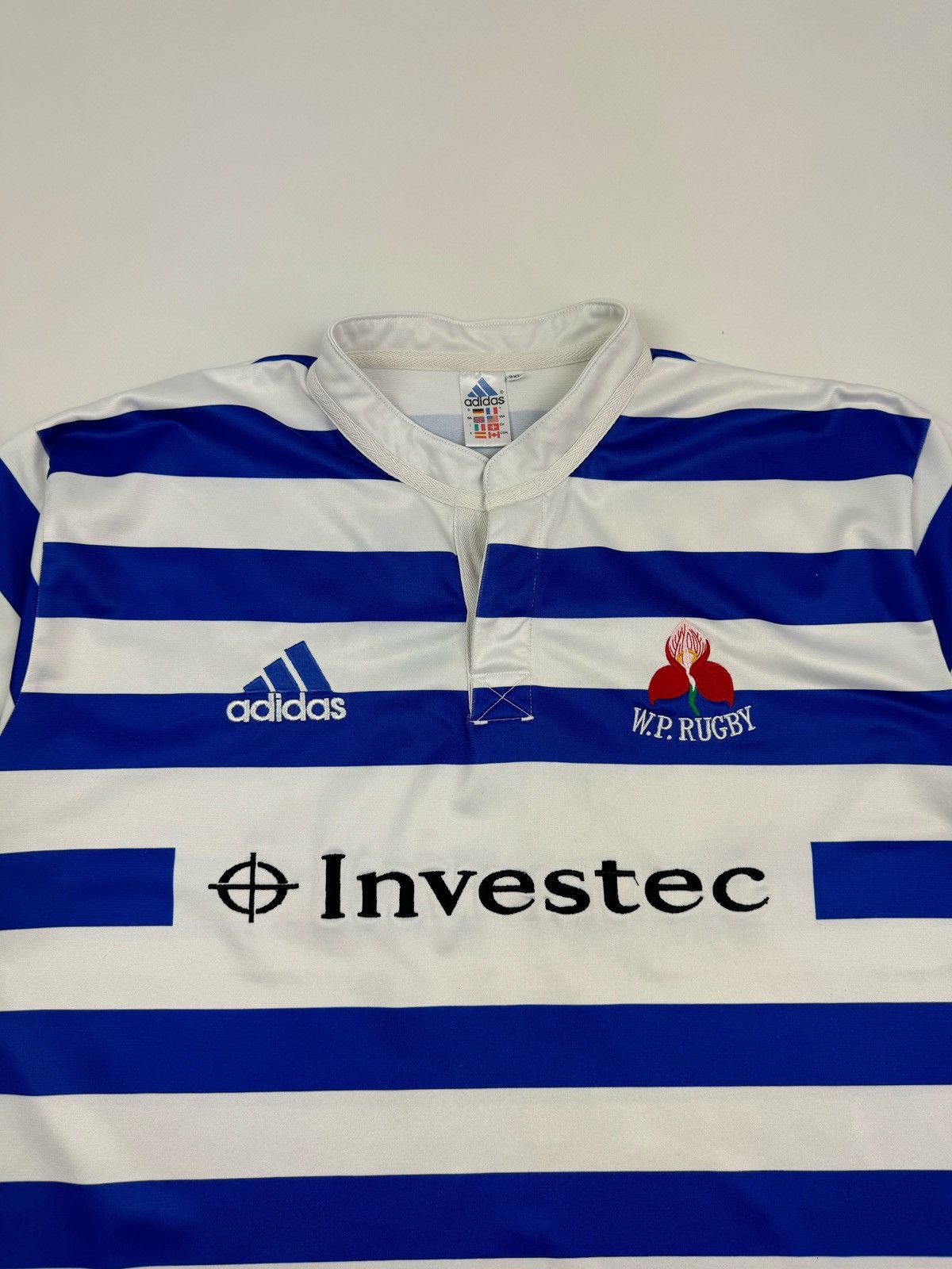 Vintage 2002 Vintage Adidas Maillot Western Province Rugby Jersey Size US XL / EU 56 / 4 - 2 Thumbnail