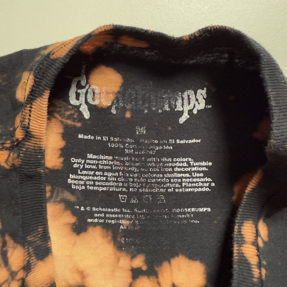 Expert Horror Goosebumps Welcome To Horrorland Tie Dye Tee Size US M / EU 48-50 / 2 - 5 Thumbnail