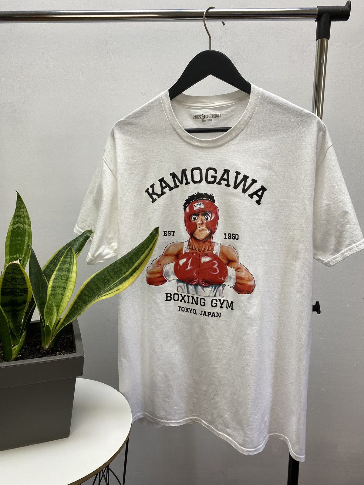 Anime HAJIME NO IPPO Komogawa Boxing Gym anime T Shirt Size US XXL / EU 58 / 5 - 1 Thumbnail