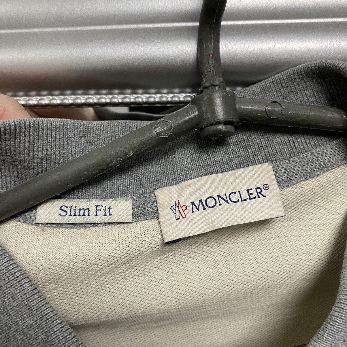 Moncler Moncler Long Sleeve Polo Shirt Size US XL / EU 56 / 4 - 7 Thumbnail