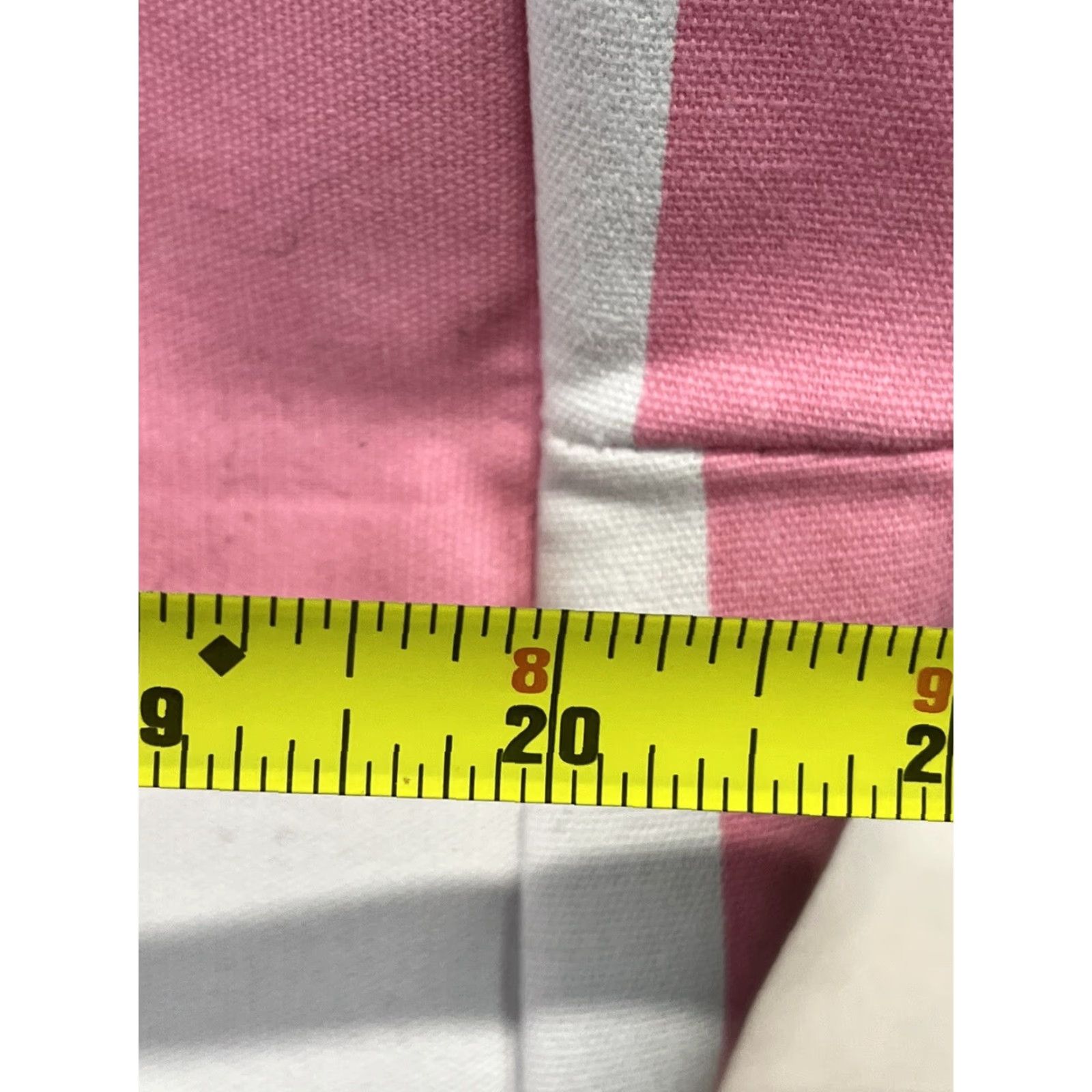 Victoria's Secret VINTAGE Victoria's Secret Large Striped Canvas Weekender Tote Bag NWT Pink White Womens Size ONE SIZE - 5 Thumbnail