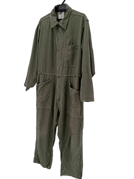 Third & Army × Vintage Vintage 90s Army Coverall Military Flying Size US L / EU 52-54 / 3 - 3 Thumbnail