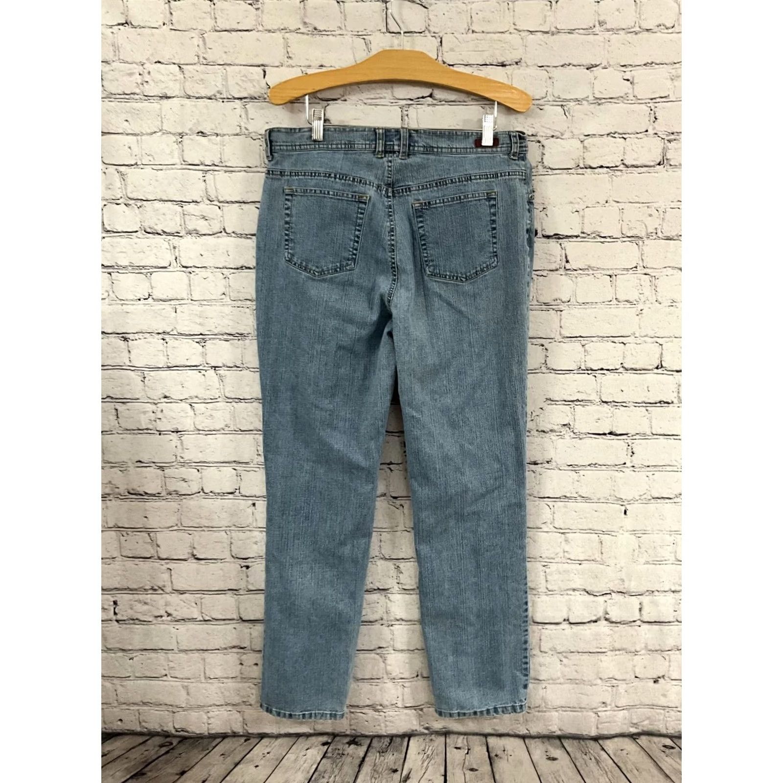 Gloria Vanderbilt Gloria Vanderbilt Jeans Denim Jeans Women's Blue 12 Regular 29 in Inseam Casual Button Accents Size 24" / US 00 / IT 34 - 6 Thumbnail