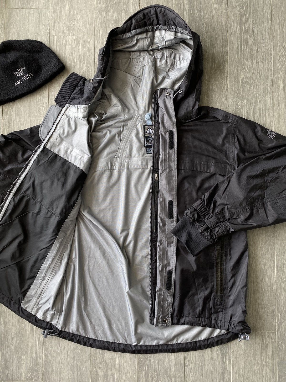 Goretex × Nike ACG × Vintage Vintage 90’s Nike ACG Triple BalckJacket Size US L / EU 52-54 / 3 - 3 Thumbnail