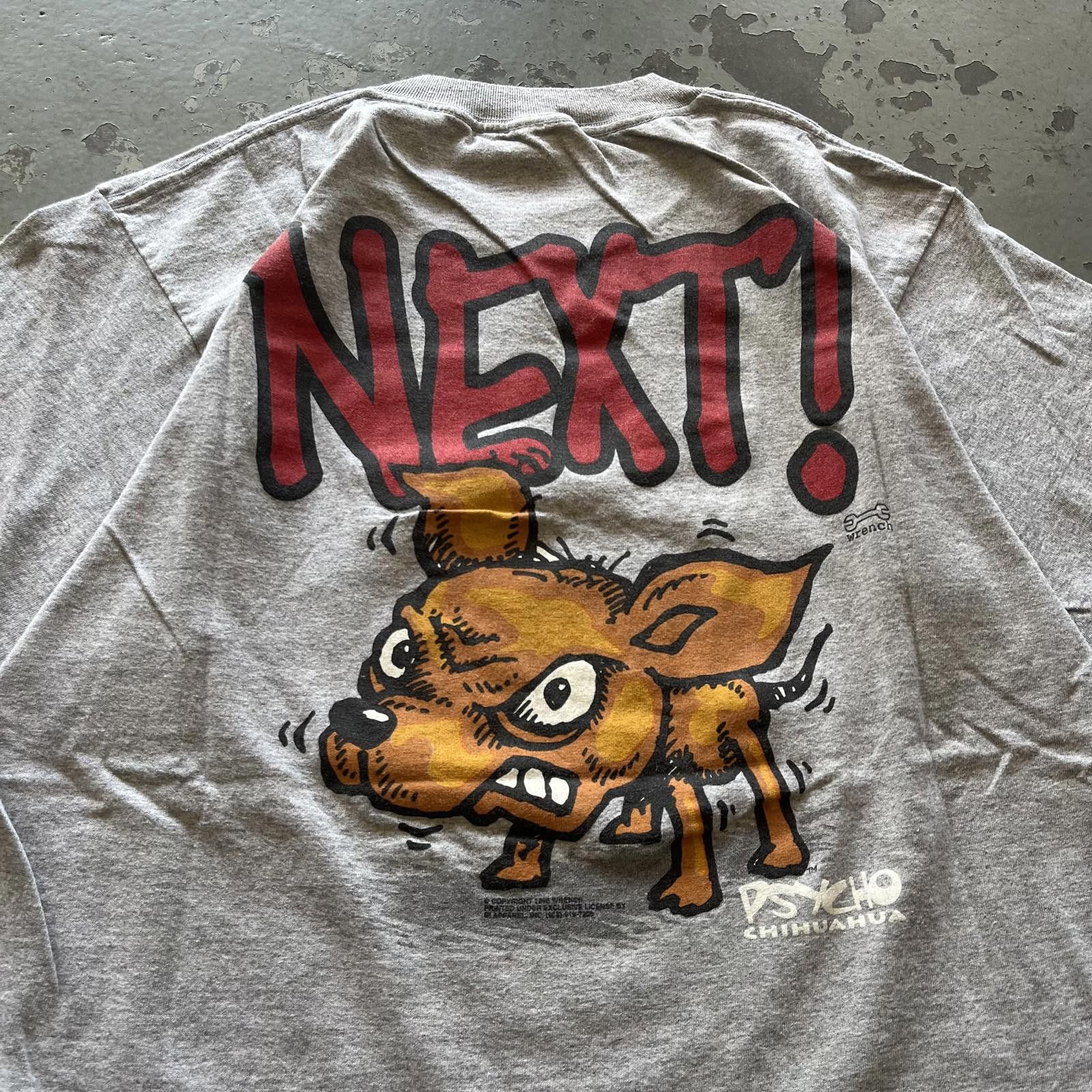 Vintage Vintage 90s Y2K Funny Psycho Chihuahua Perro Loco Dog Shirt Size US L / EU 52-54 / 3 - 4 Thumbnail