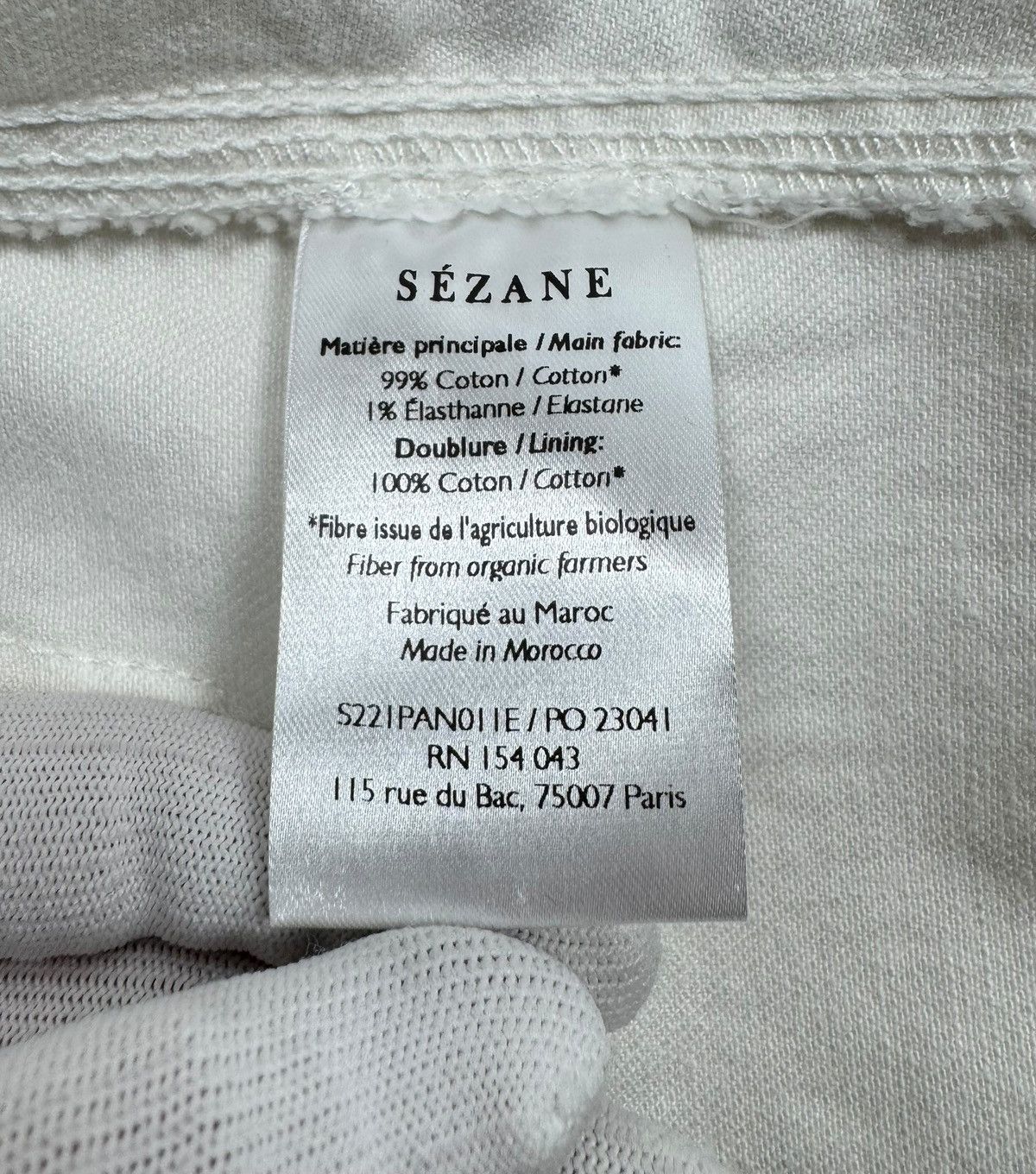 Sezane Sezane Denim Pants High Waisted Slim Jeans size 26 Size 26" / US 2 / IT 38 - 15 Thumbnail