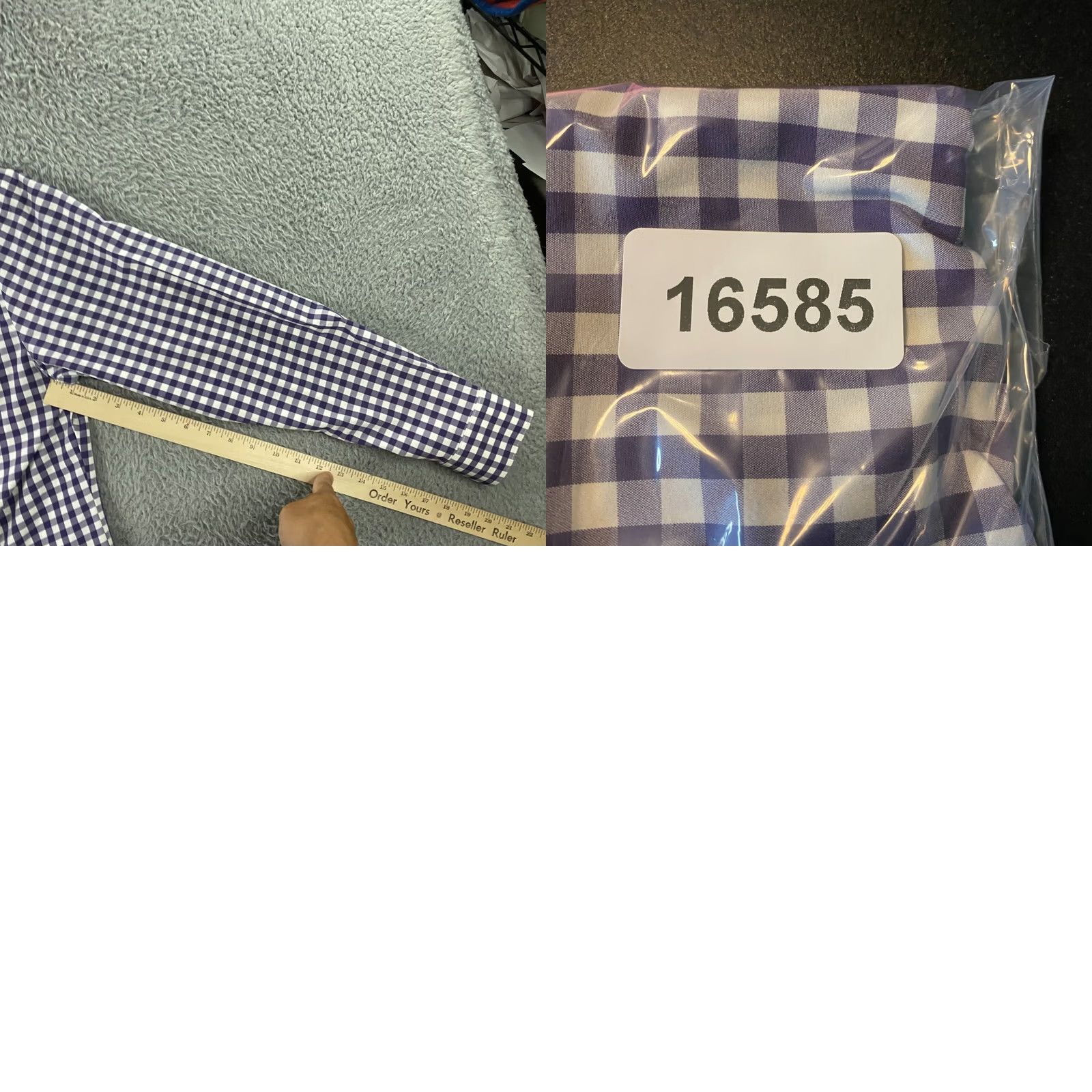 Mizzen+Main Mizzen+Main Shirt Mens M Trim Fit Performance Stretch Button Up Leeward Check Size US M / EU 48-50 / 2 - 8 Thumbnail