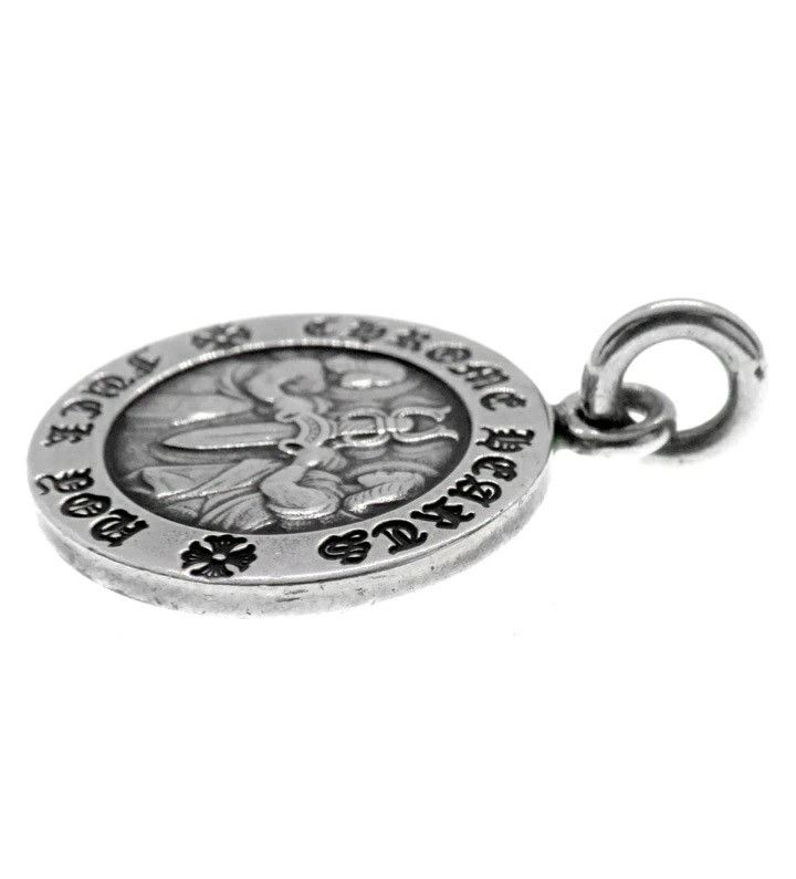 Chrome Hearts CHROME HEARTS ANGEL MEDAL PENDANT necklace silver Size ONE SIZE - 5 Thumbnail