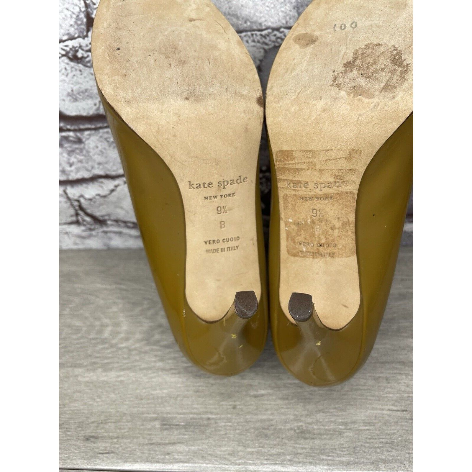 Kate Spade Kate Spade Camel Patent Leather Pump Dress High Heels Women’ Size US 9.5 / IT 39.5 - 20 Thumbnail
