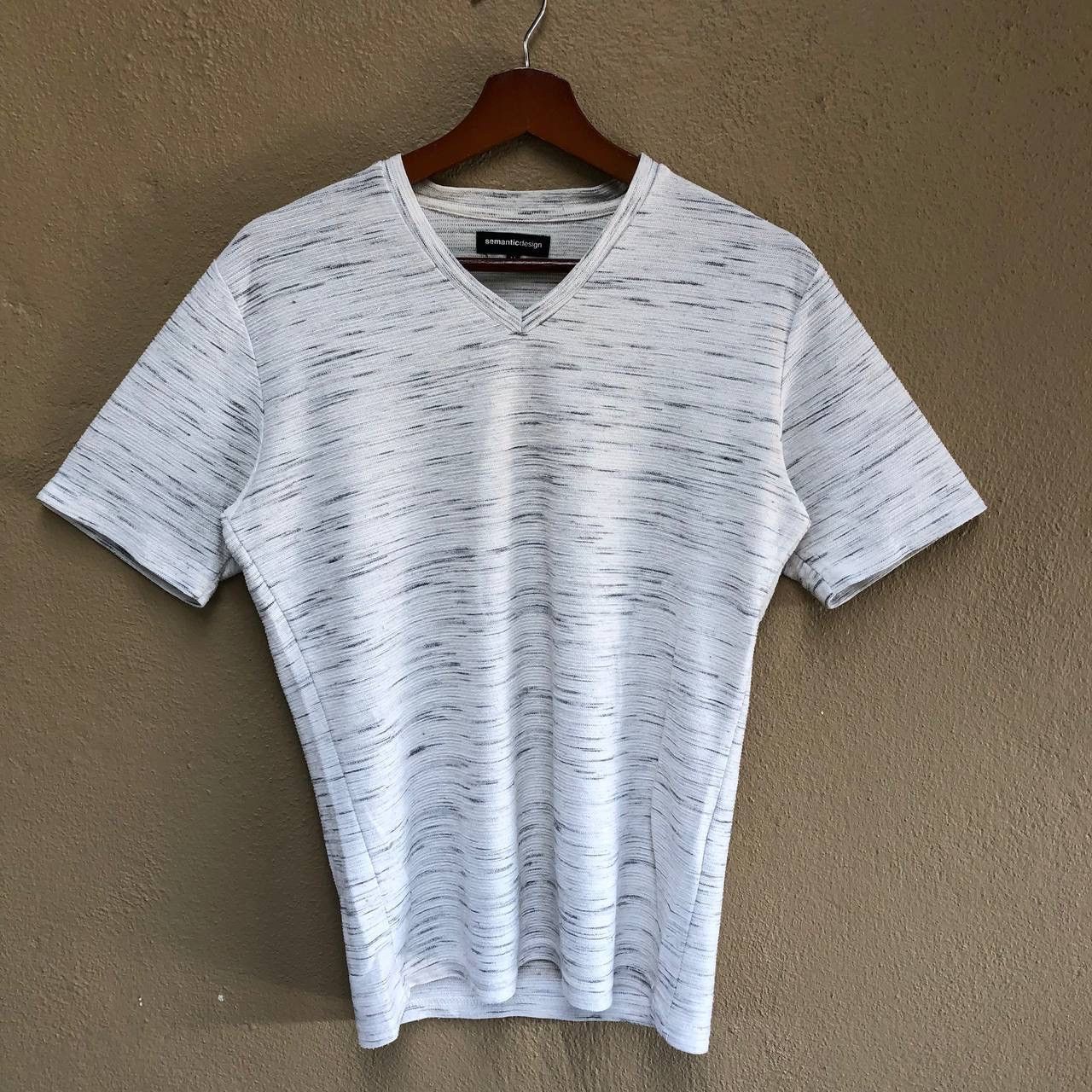 Seditionaries Rare Semantic Design Japan V Neck Tees Size US S / EU 44-46 / 1 - 1 Thumbnail