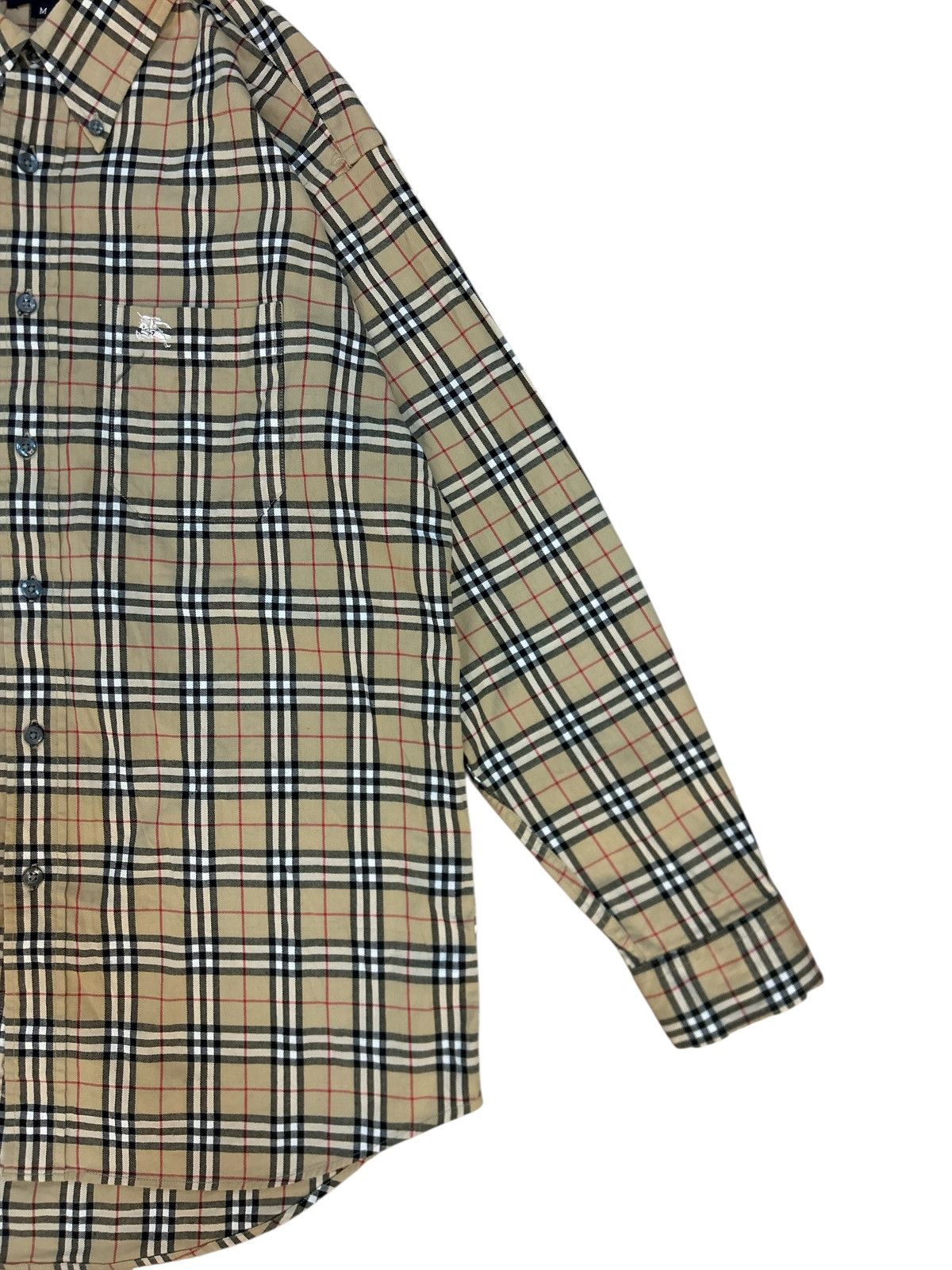 Burberry 👔 Classic Burberry London Nova Check Flannel Shirt Size US M / EU 48-50 / 2 - 3 Thumbnail