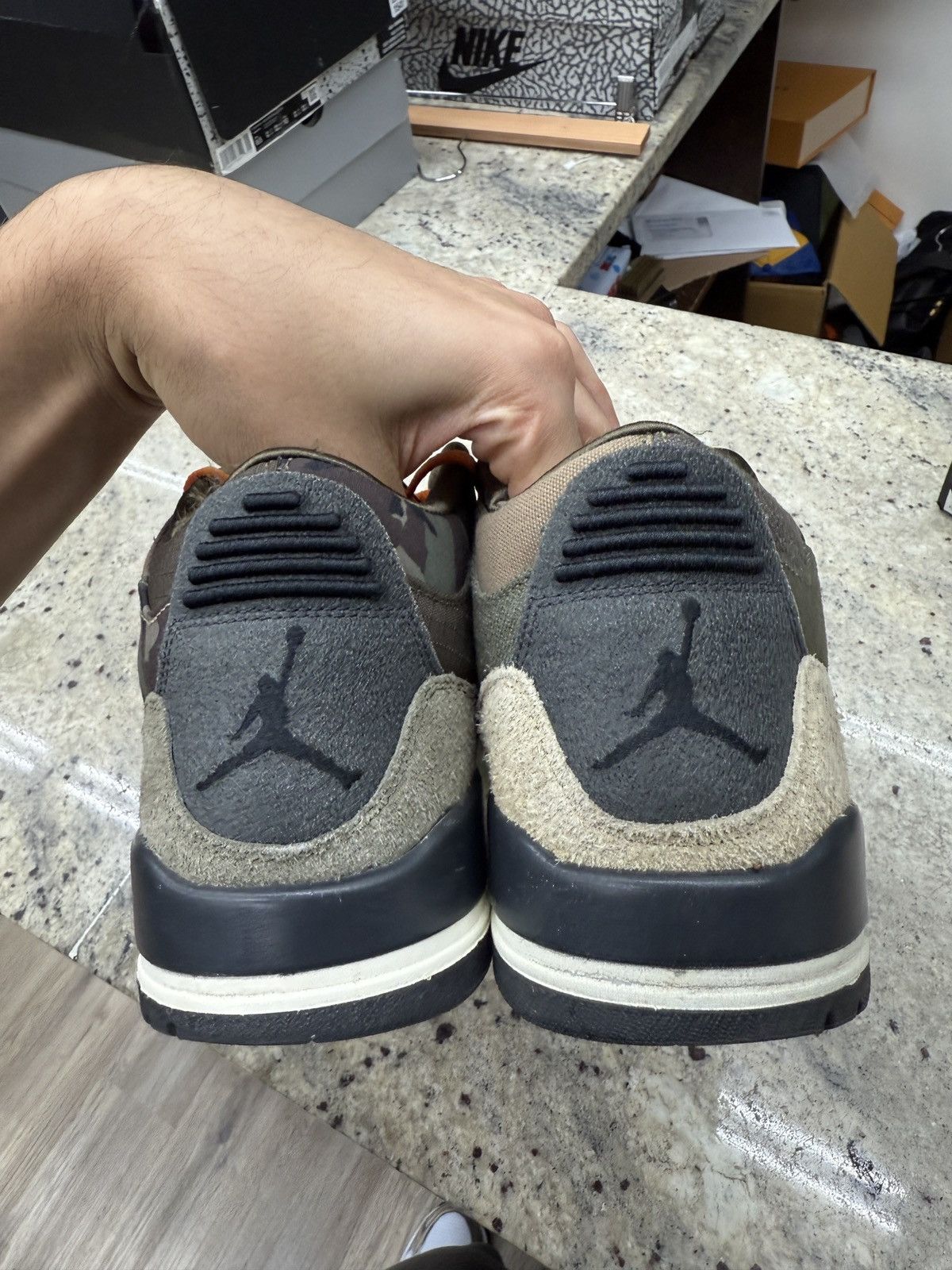 Jordan Brand Jordan 3 Retro Patchwork Camo Size US 9.5 / EU 42-43 - 4 Thumbnail