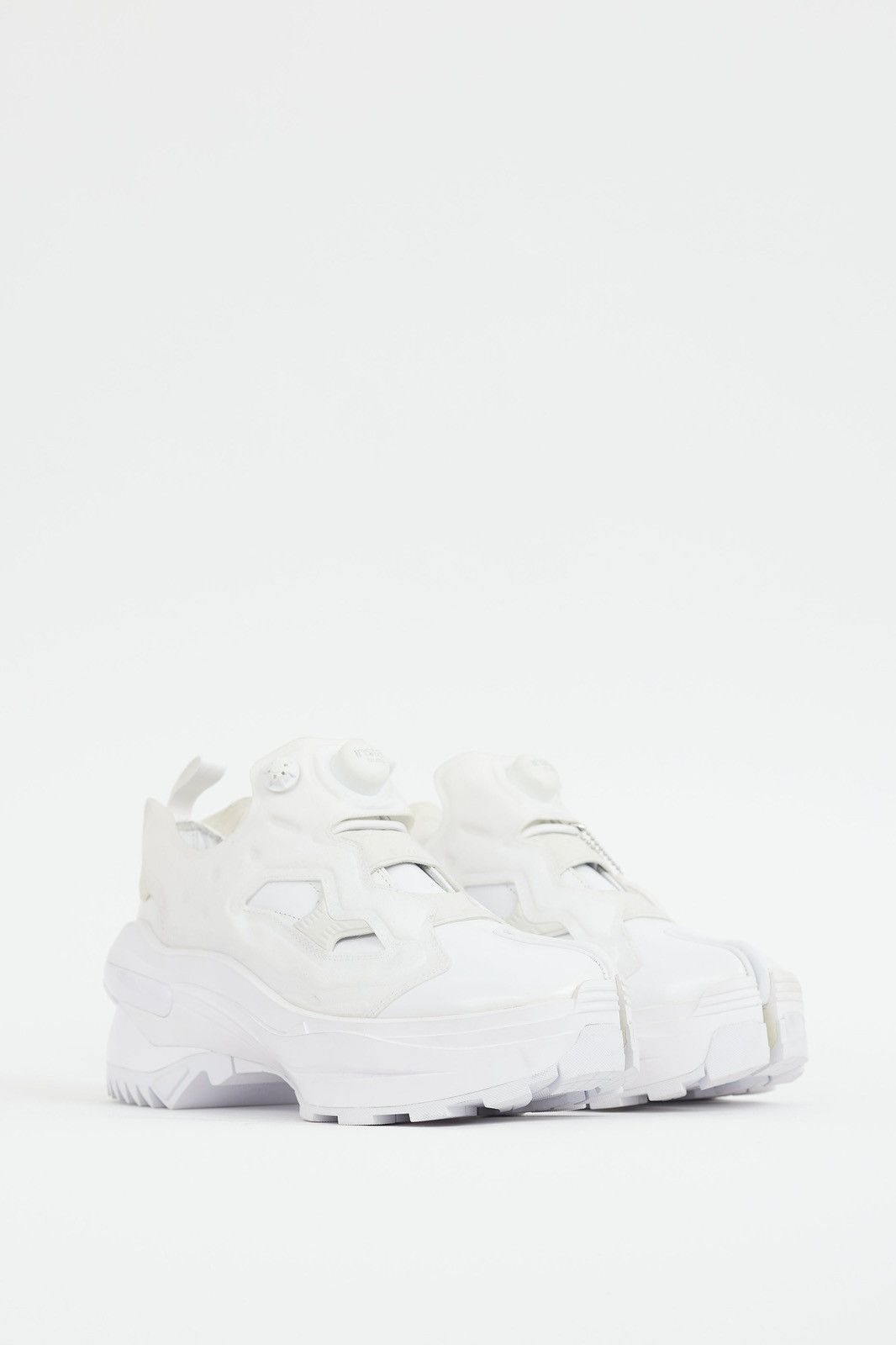 Maison Margiela × Reebok MAISON MARGIELA X REEBOK INSTAPUMP FURY TABI PUMP WHITE Size US 10.5 / EU 43-44 - 3 Thumbnail