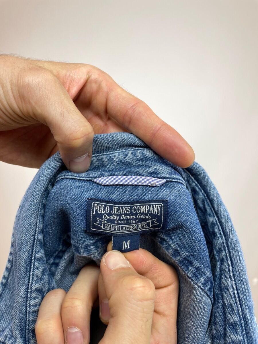 Ralph Lauren Vintage Ralph Lauren Polo Jeans Company Denim shirt Size US M / EU 48-50 / 2 - 5 Thumbnail
