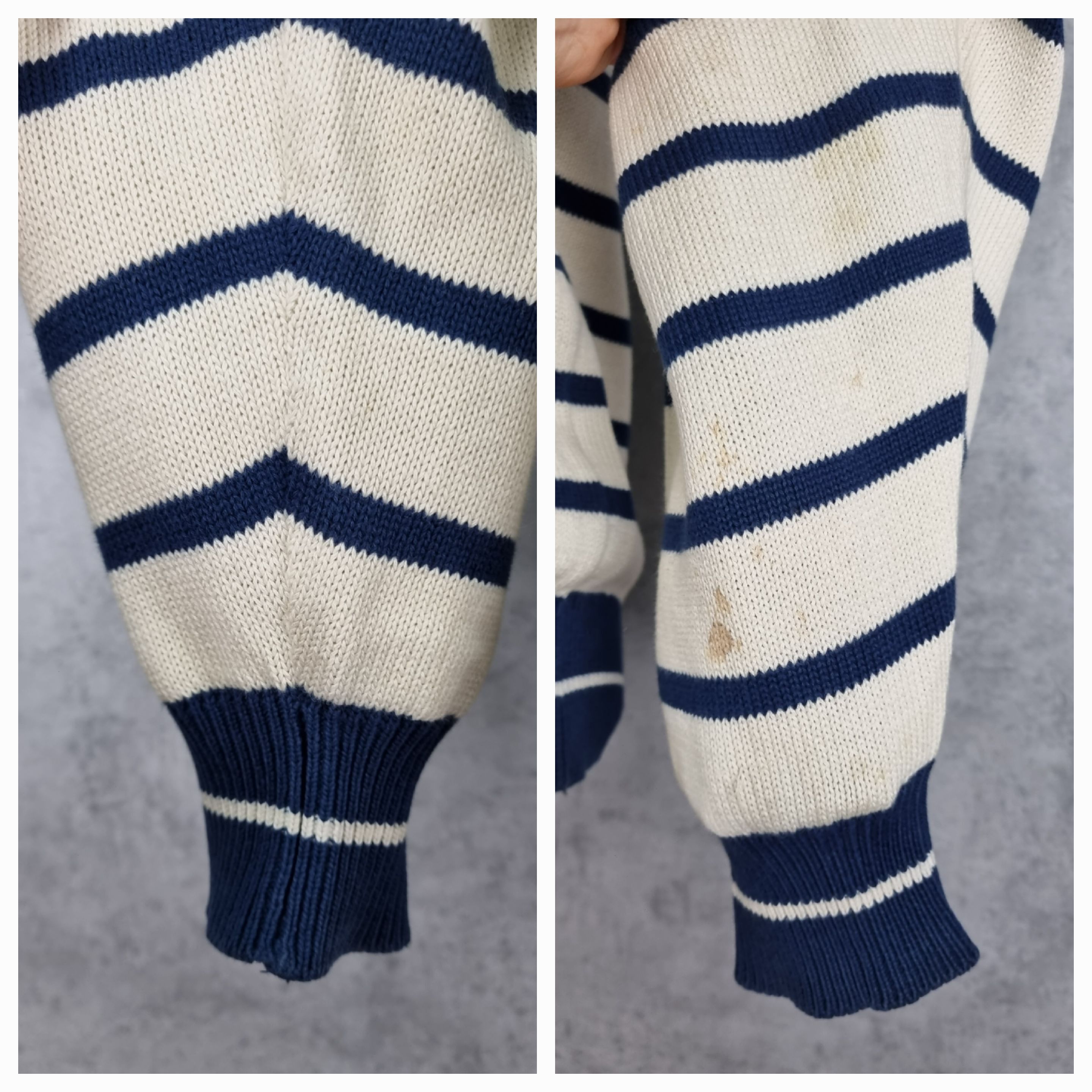 Iceberg × Jean Charles De Castelbajac Striped Castelbajac pour Iceberg Knitted Sweater Size US L / EU 52-54 / 3 - 16 Thumbnail