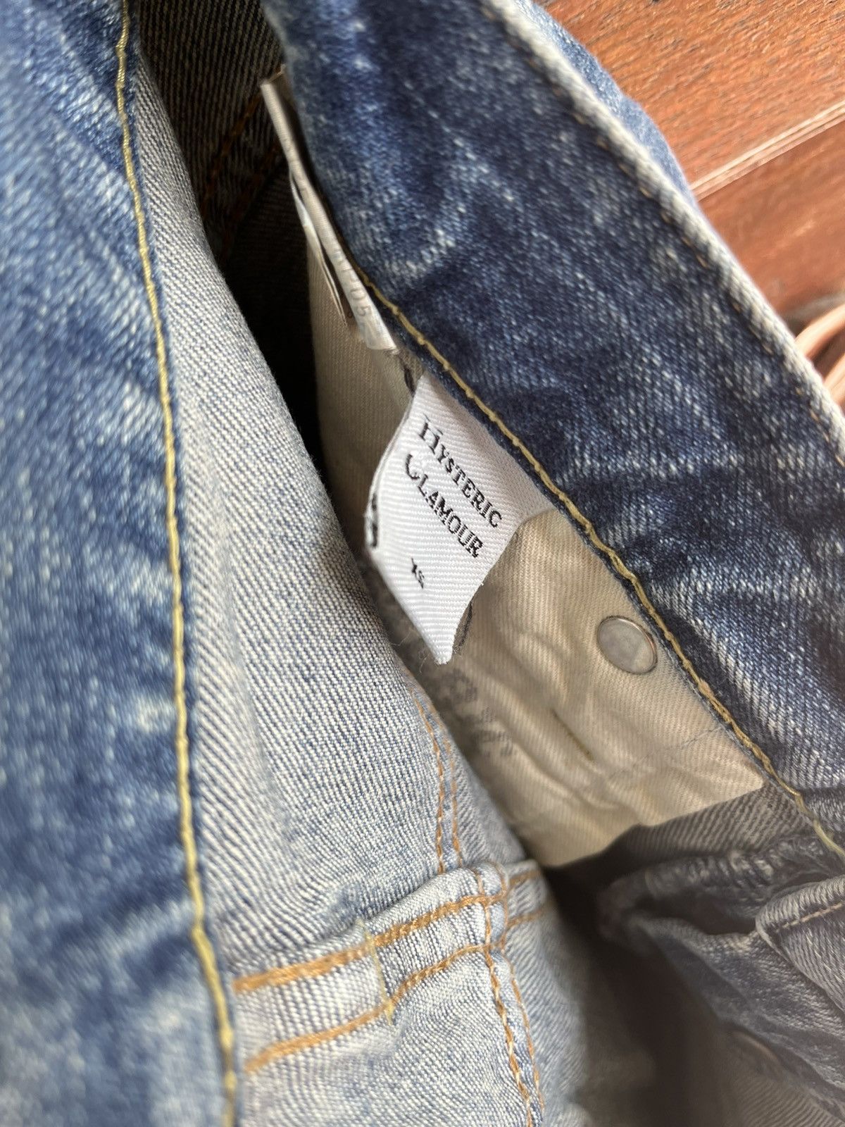 Hysteric Glamour HYSTERIC GLAMOUR RIPPED JEANS Size 29" - 9 Thumbnail