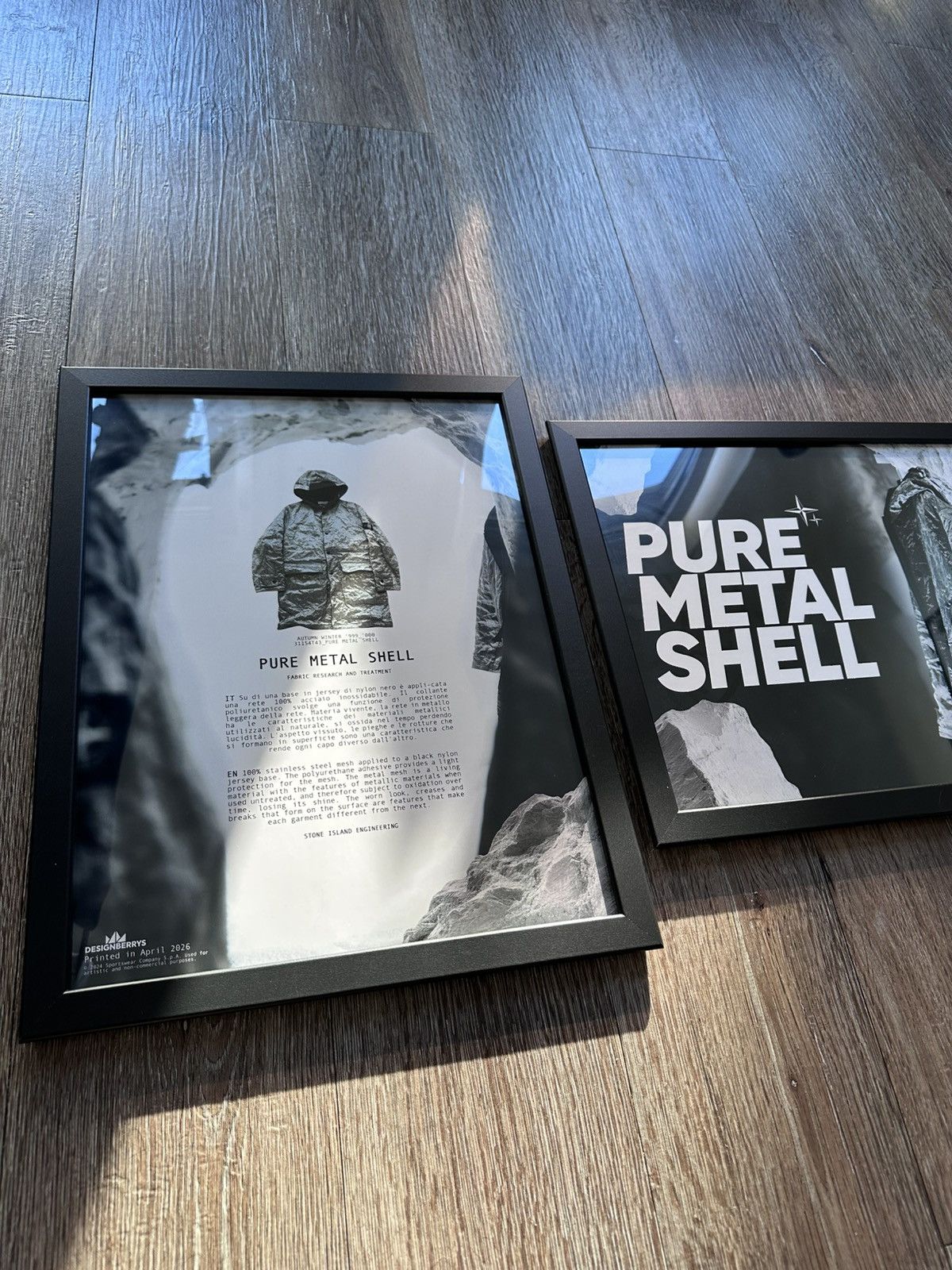 Stone Island Stone Island Pure Metall Shell Poster-Set Size US L / EU 52-54 / 3 - 2 Thumbnail