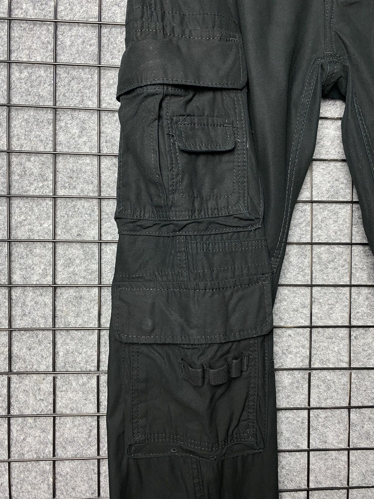 Brandit × Vintage Brandit Streetwear Y2K Drawstring Cargo Pants Size M Size US 34 / EU 50 - 7 Thumbnail