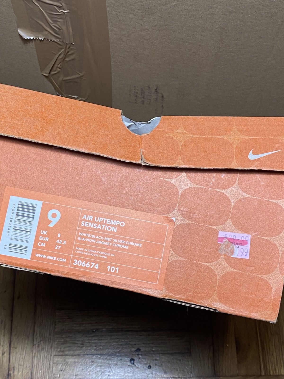 Nike × Vintage Nike Air Zoom Uptempo Sensation 2003 Size US 9 / EU 42 - 10 Thumbnail