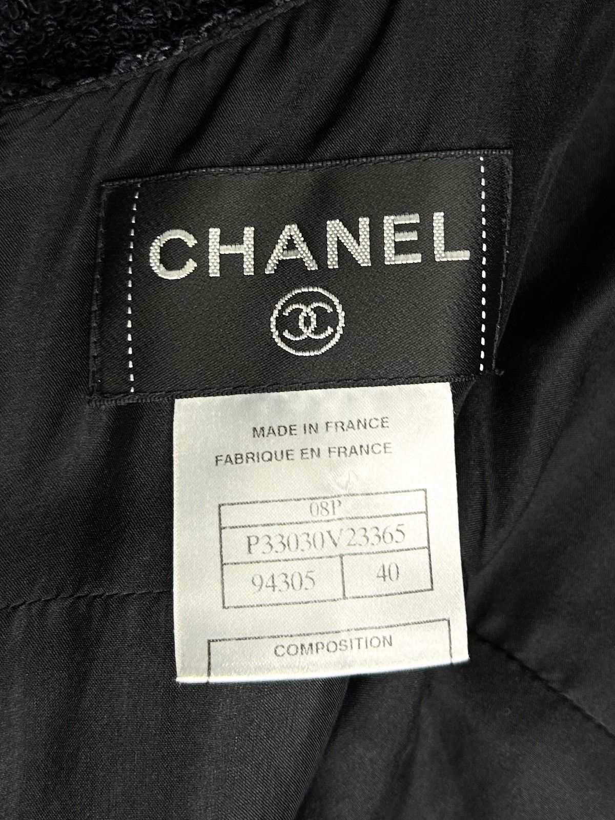 Chanel S/S 08 Runway Silk Tweed Chain Dress Size M / US 6-8 / IT 42-44 - 14 Thumbnail