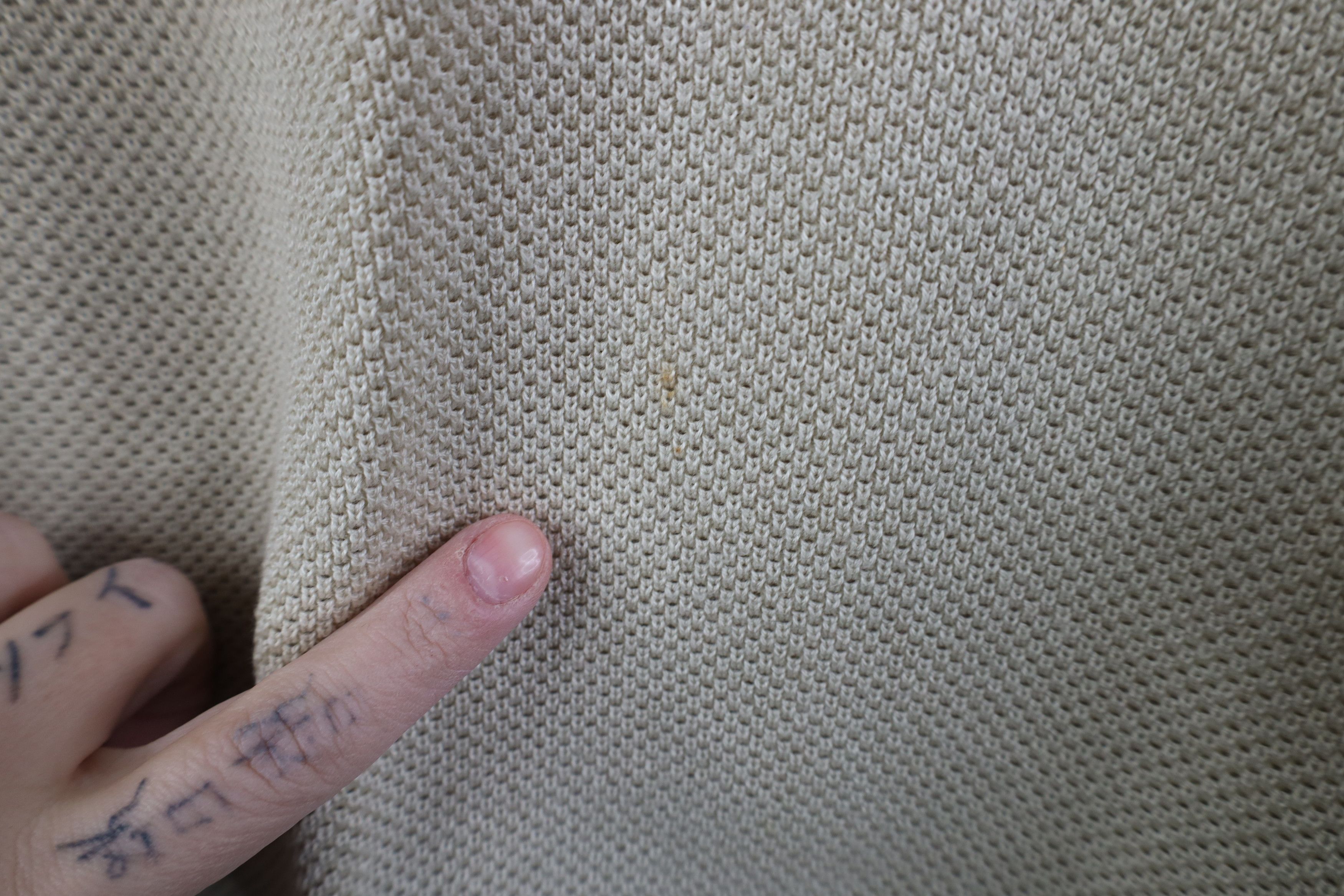 Vintage Vintage 90s Streetwear Thermal Knit Sweater Vest Beige Size US XXL / EU 58 / 5 - 4 Thumbnail