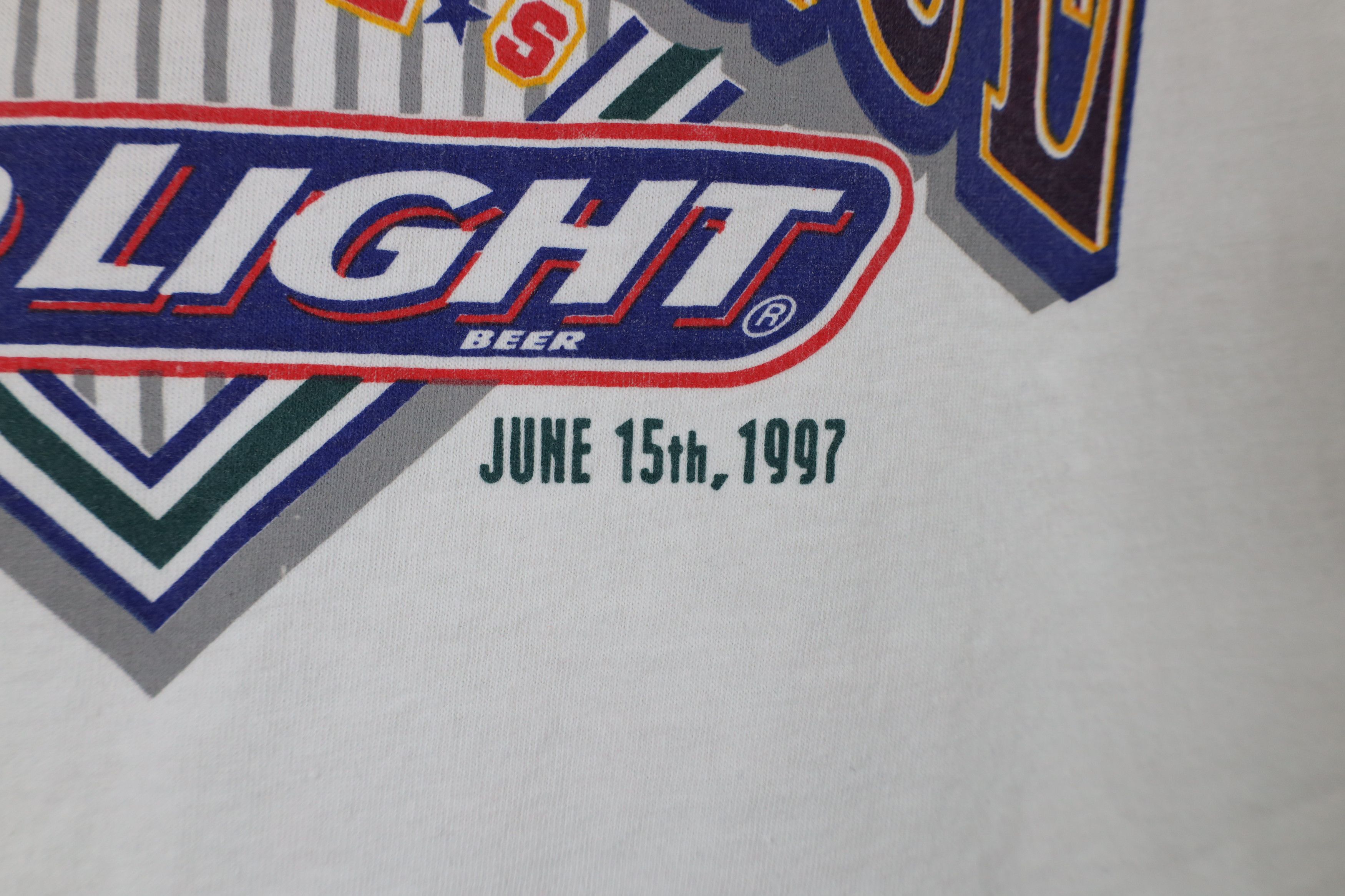 Vintage Vintage 90s Interleague Louis Cardinals vs Indians T-Shirt Size US XL / EU 56 / 4 - 12 Thumbnail