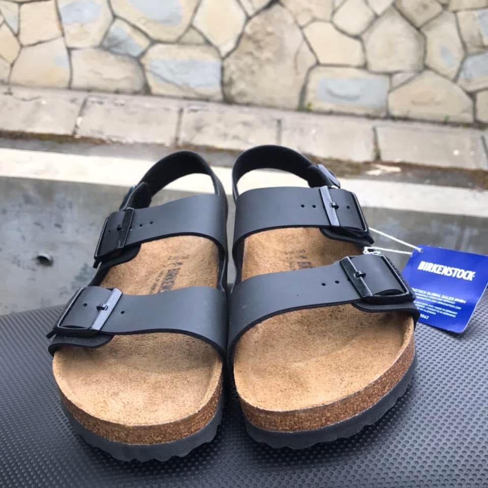 Birkenstock Birkenstock Milano Sandals 3straps Leatherman Black Leather Size US 7 / EU 40 - 3 Thumbnail