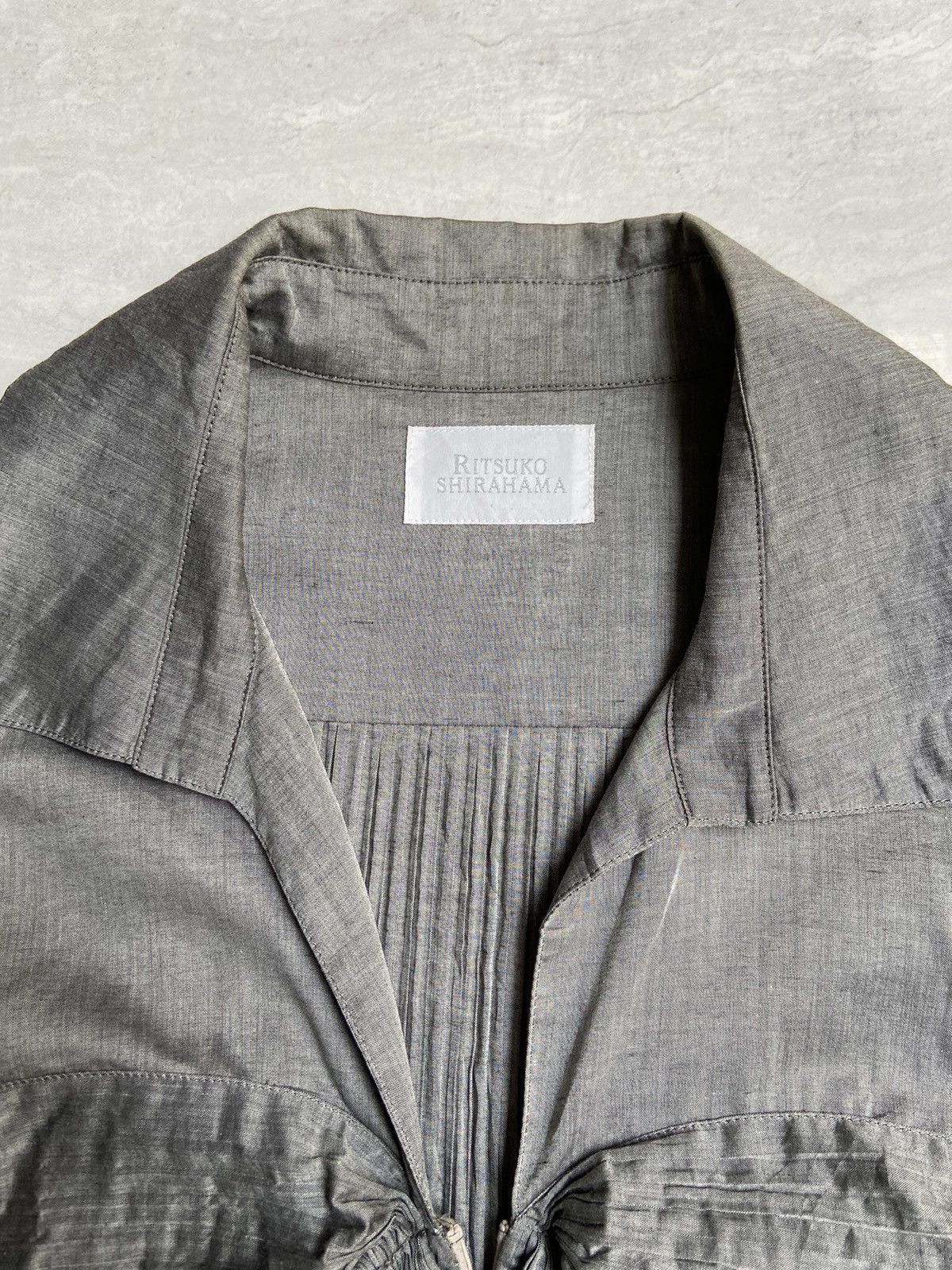 Issey Miyake RITSUKO SHIRAHAMA Grey T-shirt Size XS / US 0-2 / IT 36-38 - 5 Thumbnail