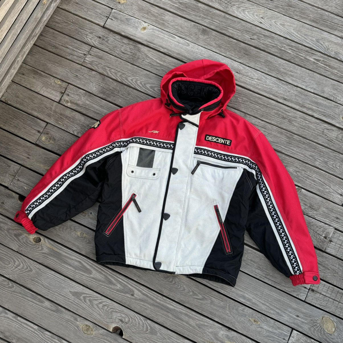 Descente × Vintage Vintage Descente FIX Ski Dermizax Heavy Duty Ski Jacket Size US L / EU 52-54 / 3 - 1 Thumbnail