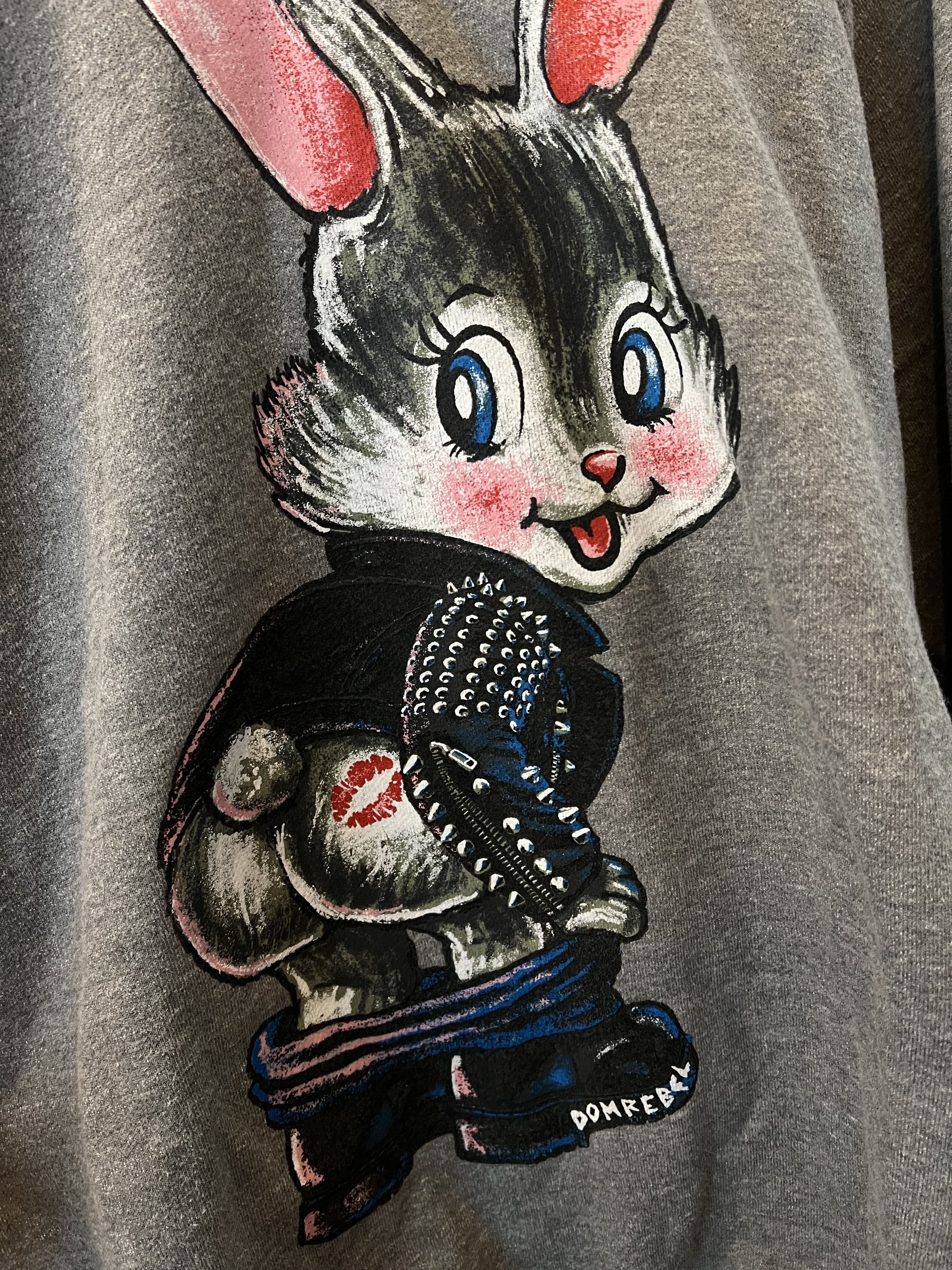 DOMREBEL Dom Rebel / Gray Bunny Hoodie Size US L / EU 52-54 / 3 - 2 Thumbnail