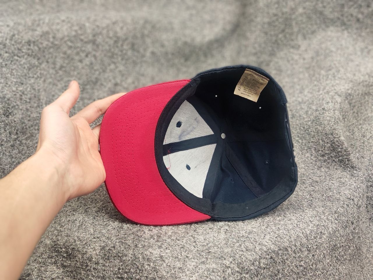 C1RCA Circa C1RCA Vintage skateboard Snapback Patch Hat Navy Red Size ONE SIZE - 9 Thumbnail