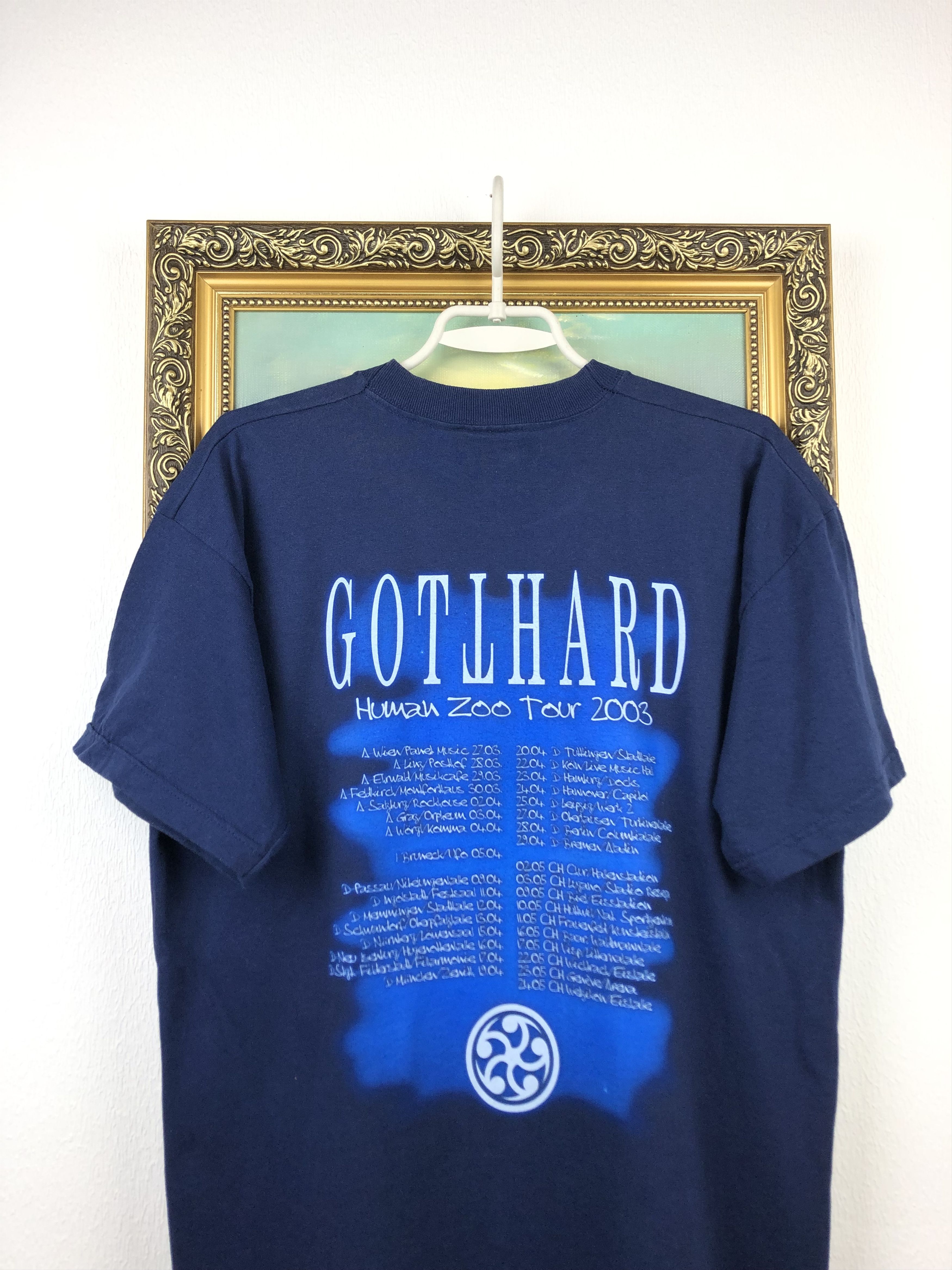 Band Tees Vintage Gotthard Band Tee Shirt Rare Hype Y2k Size US L / EU 52-54 / 3 - 10 Thumbnail