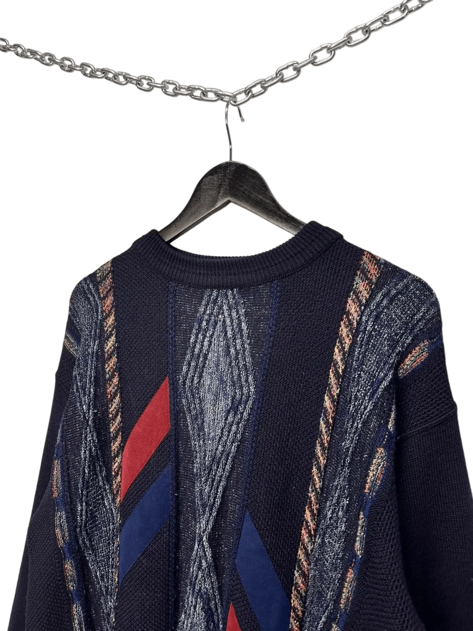 Coogi Vintage Y2K Gothic Sweater Distressed Faded Diesel Kapital Size US L / EU 52-54 / 3 - 6 Thumbnail