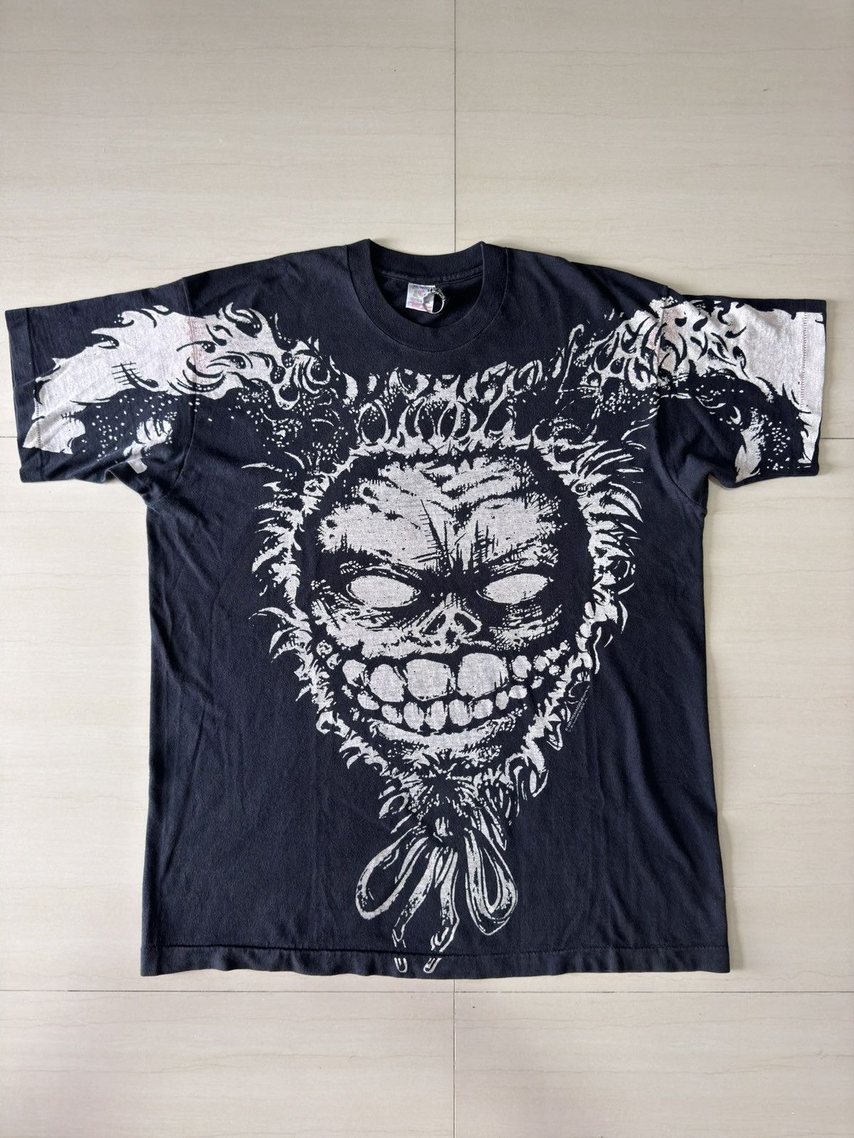 Band Tees × Vintage 1995 White Zombie Freakazoid 90s Fruit of The Loom Shirt Size US XL / EU 56 / 4 - 2 Thumbnail