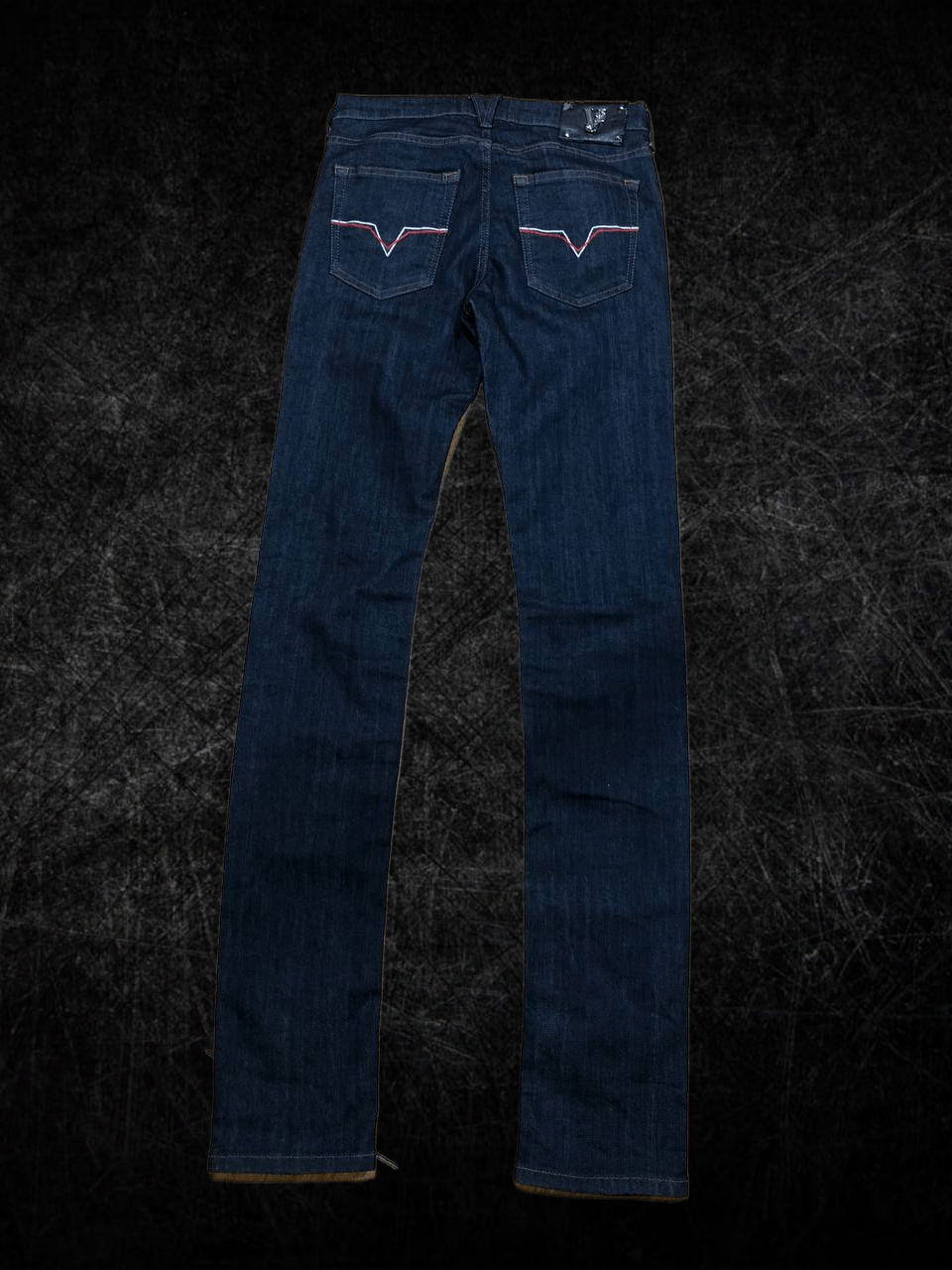 Versace Jeans Couture RARE Vintage Versace Distressed Embroidered Pocket Jeans Size 29" - 1 Thumbnail