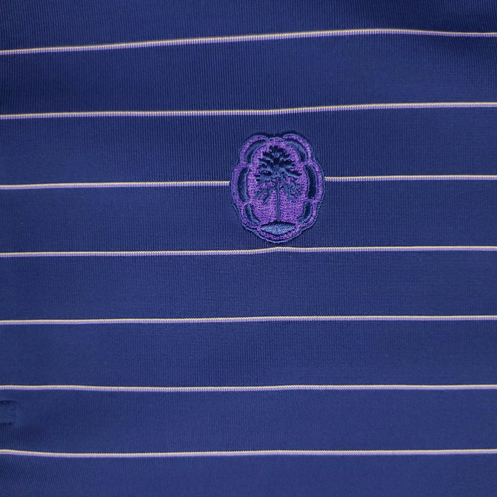 Vintage Donald Ross Polo Shirt Mens Large Blue Striped Link School Casual Short Sleeve Size US L / EU 52-54 / 3 - 3 Thumbnail